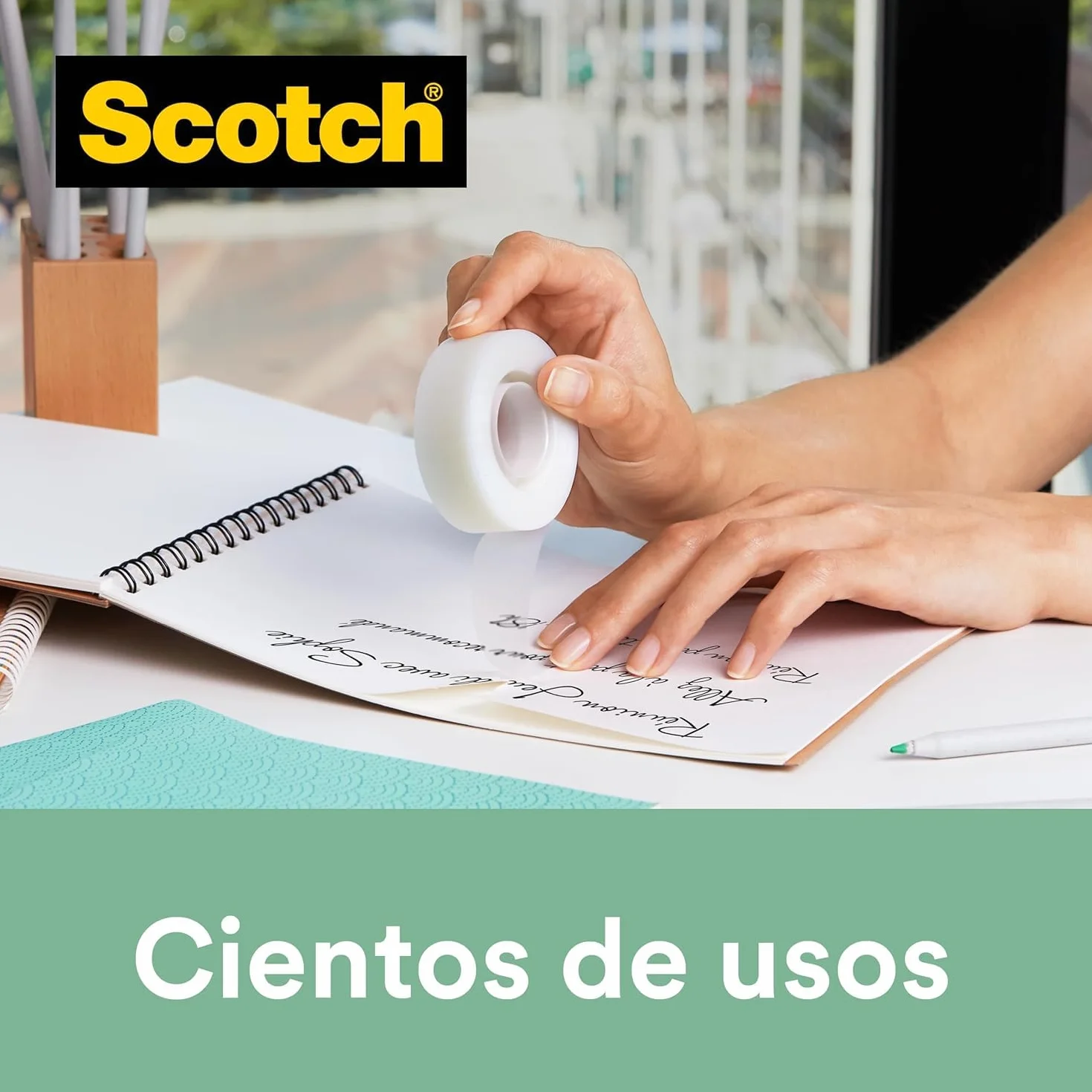 Scotch Magic Pack de 4 dispensadores de cinta de embalaje 19 x 33m