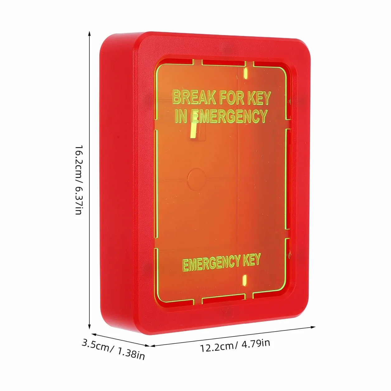 HOMSFOU Caja De Llaves De Emergencia Montada En La Pared Con Cerradura Organizador Multifuncional Para Hogar Y Oficina Armario Seguro Para Almacenamiento De Llaves Y Tarjetas 6.37X4.80X1.37In