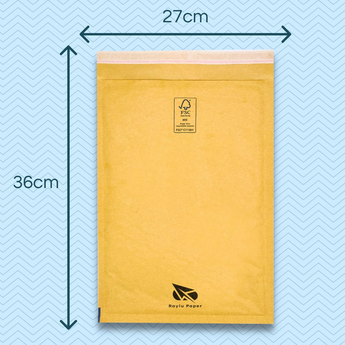 Pack de 10 Sobres Acolchados de Burbujas Kraft con Cierre Autoadhesivo 270x360 mm