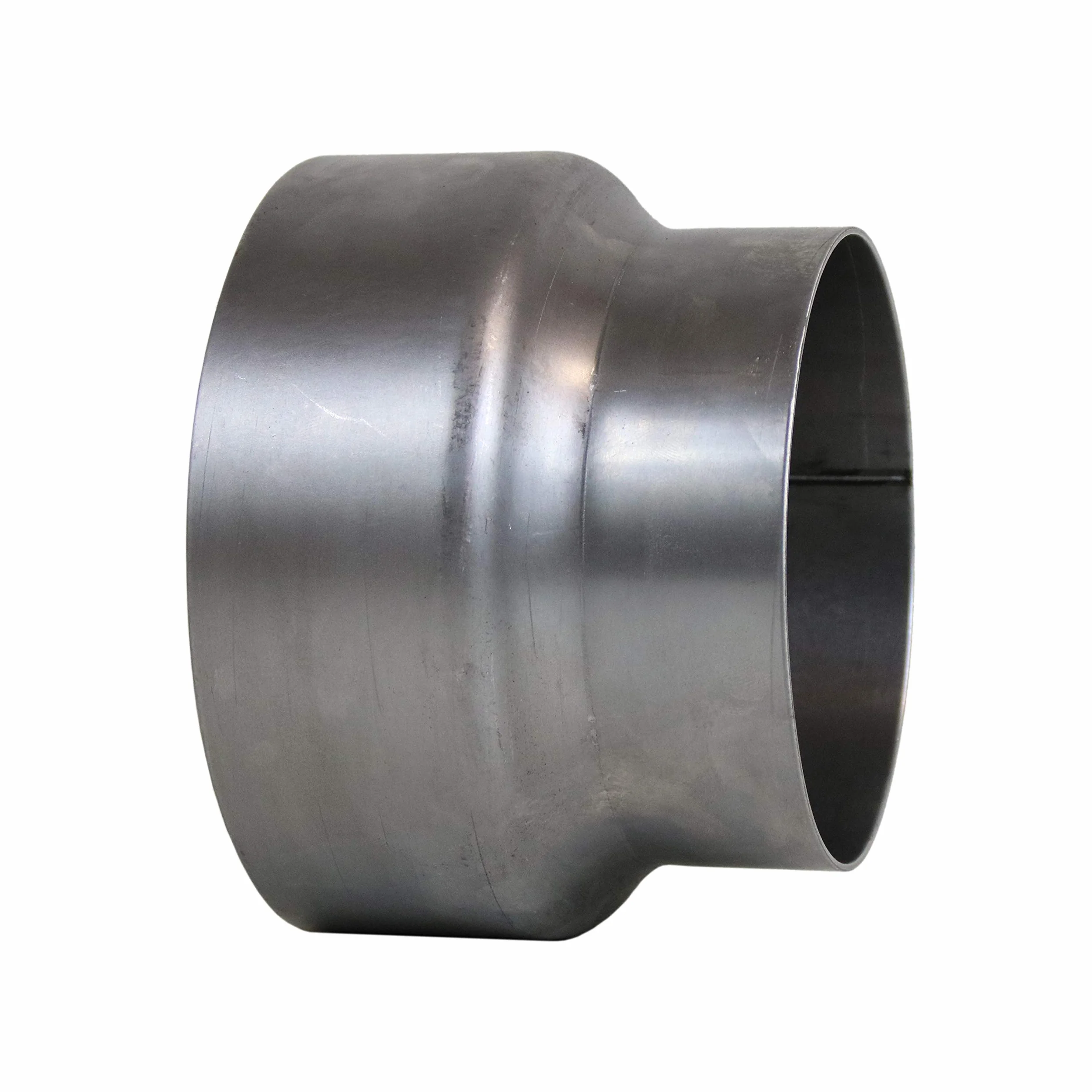 LANZZAS Reducción de tubo de humos de 180 mm de diámetro a 150 mm de diámetro, de acero sin barnizar