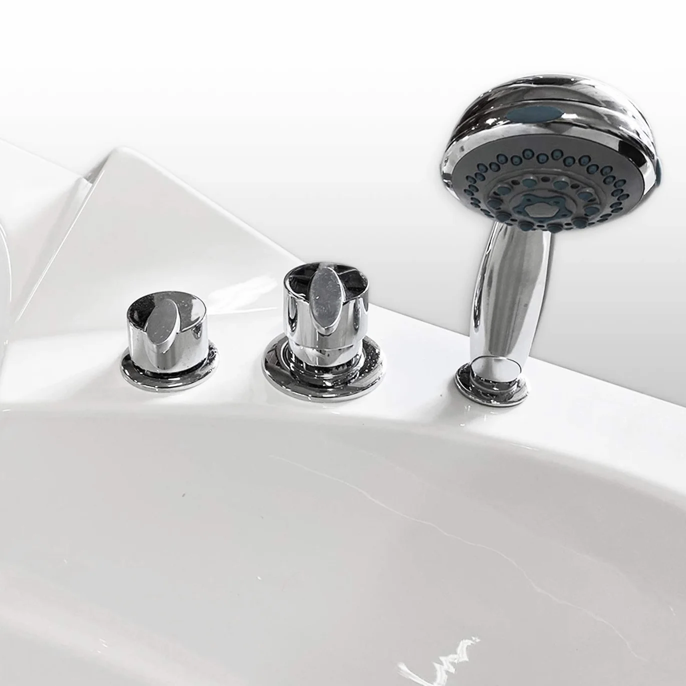 Bañera hidromasaje Jakuzzi Bañera de esquina spa hidromasaje Piscina Spa nueva Terapia luz de colores Jakuzzi para 2 nueva 135 x 135