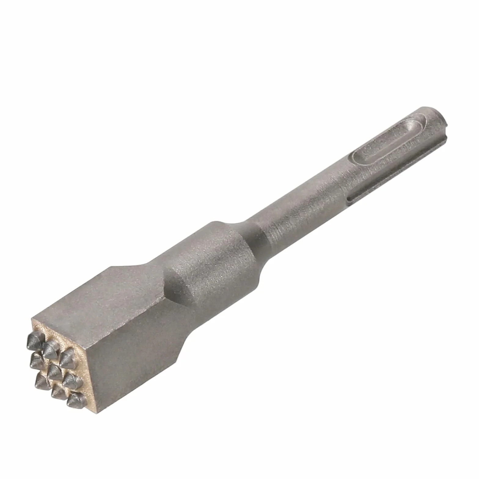Brocas for Martillo abujardado con cincel de 9 Dientes y Punta de carburo de tungsteno con vástago SDS/Plusfor Cemento, hormigón, Piedra, mármol y Granito