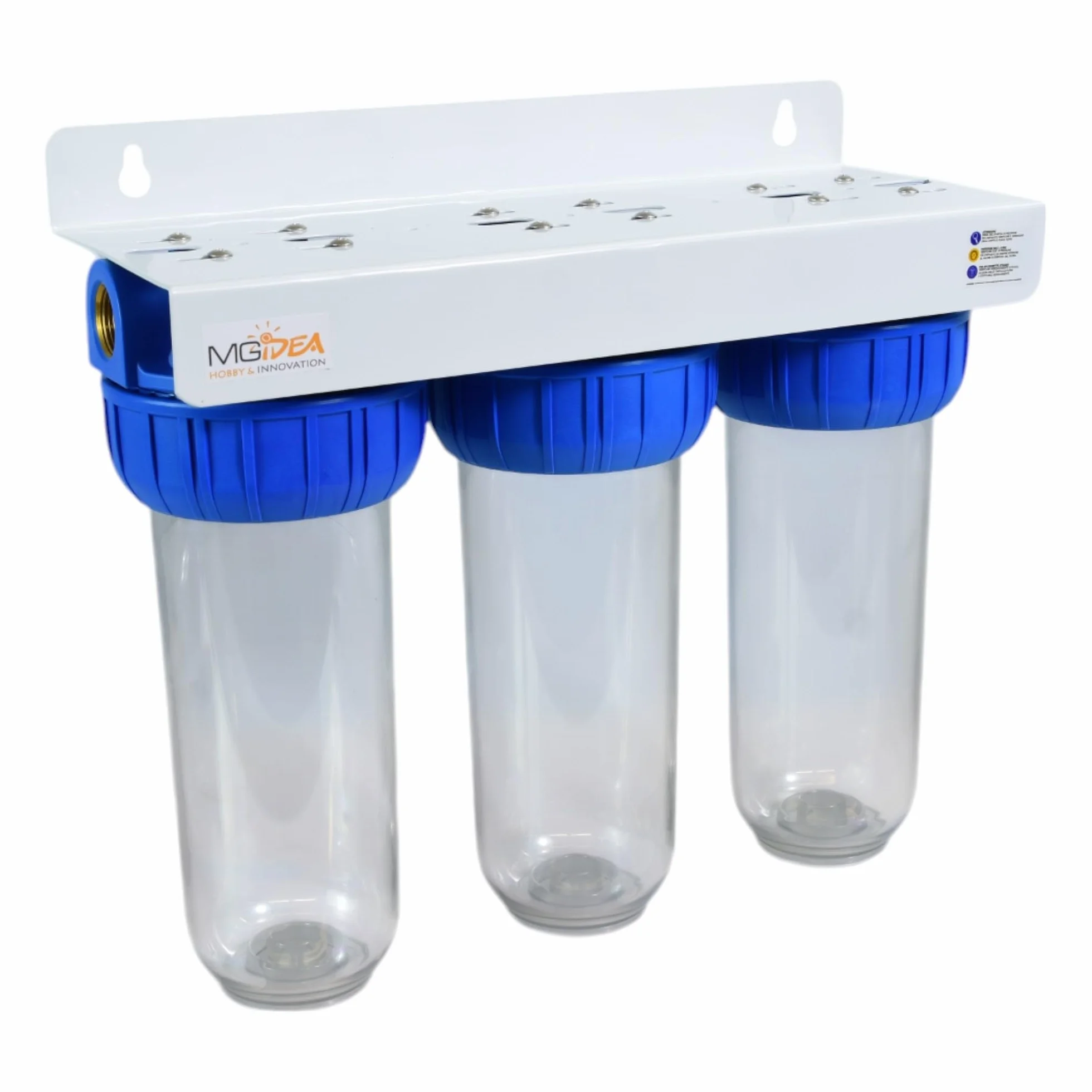 Sistema Portador de Filtro para Agua, Ampolla de 254mm (10"), Transparente (3^ ETAPAS - 1")