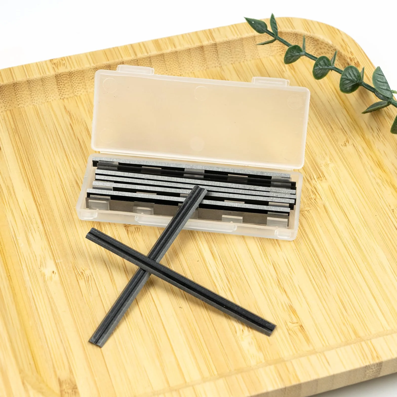 10 Piezas 82mm Juego de Cuchillas HSS para Cepillo Eléctrico (82x5.5x1.2mm), Repuesto para Bosch, Cepillos de Madera Manuales y Máquinas de Carpintería