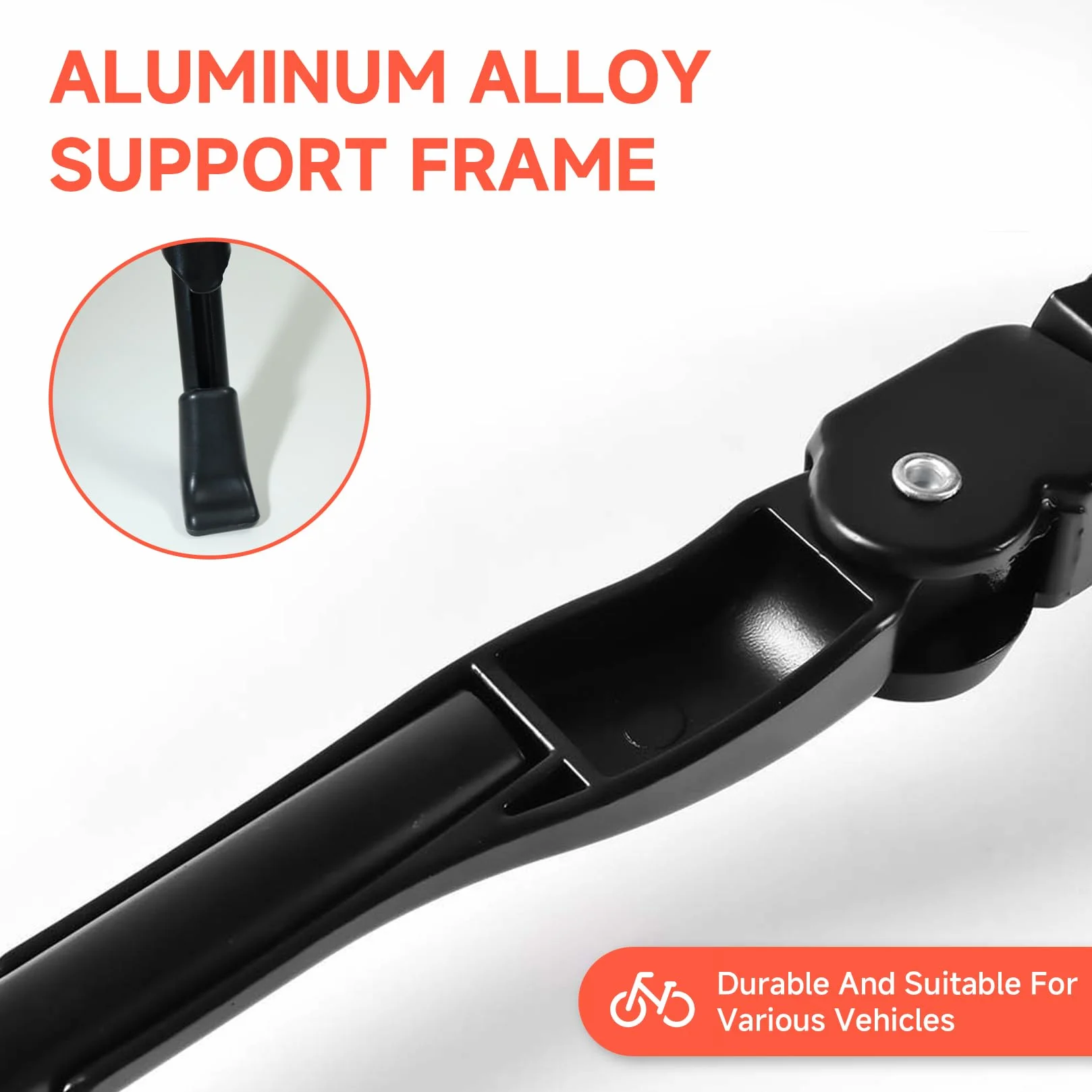 Soporte universal para bicicleta de 20 a 26 pulgadas, ajustable en altura, estable con pie de goma antideslizante para bicicleta de niños, bicicleta de montaña, bicicleta eléctrica