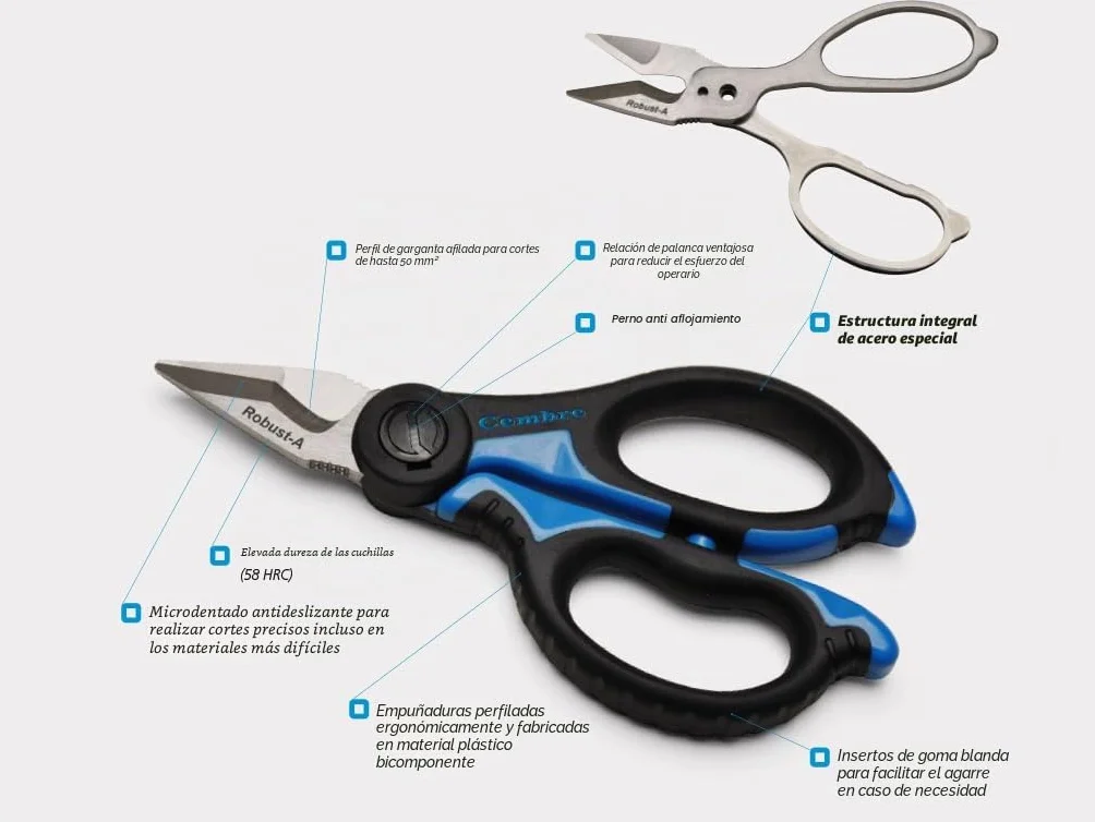 CEMBRE SC5X – FORBICI Robust-A Strutt.Acciaio INOX