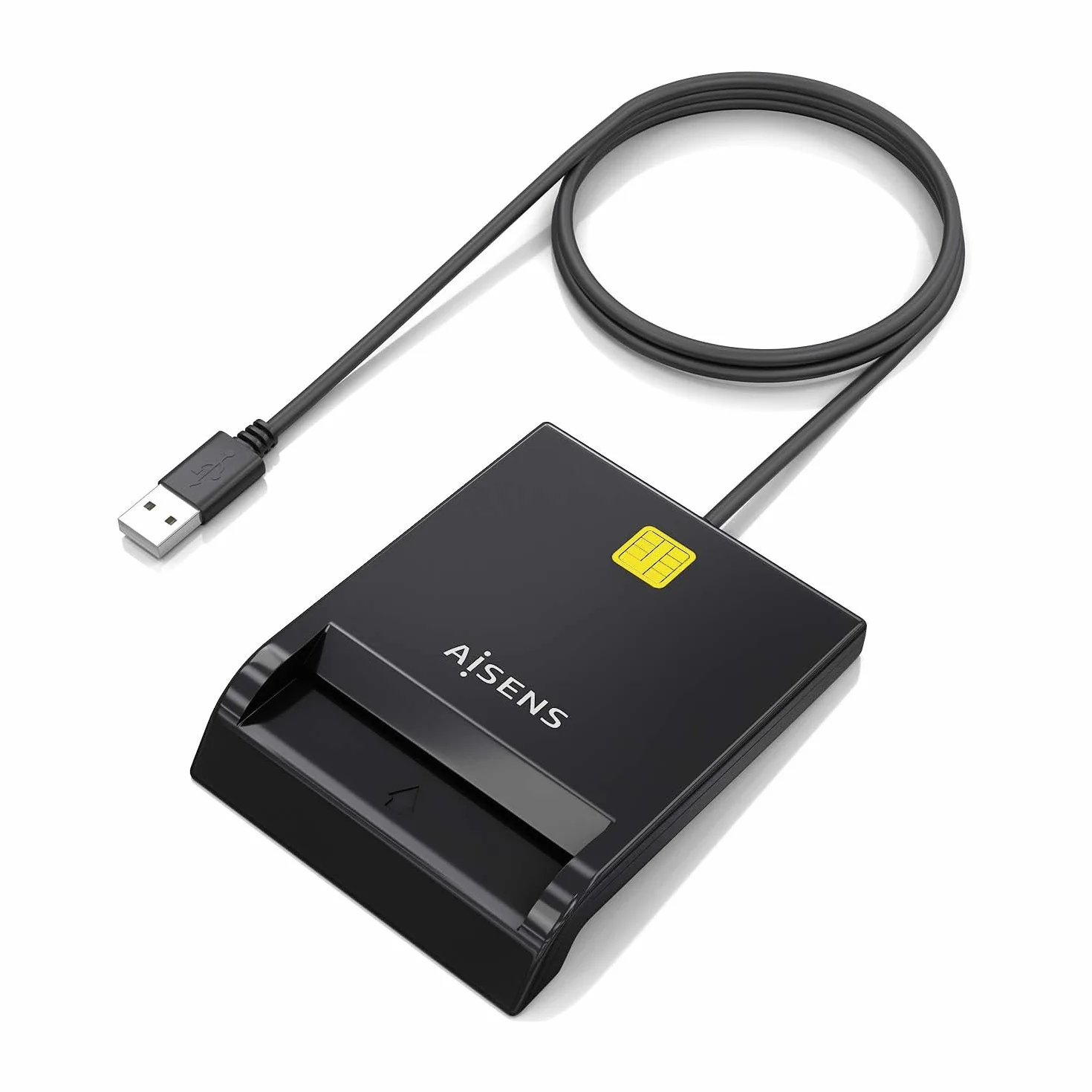 AISENS ASCR-SN06-BK Lector De Tarjeta Inteligente Dni Negro