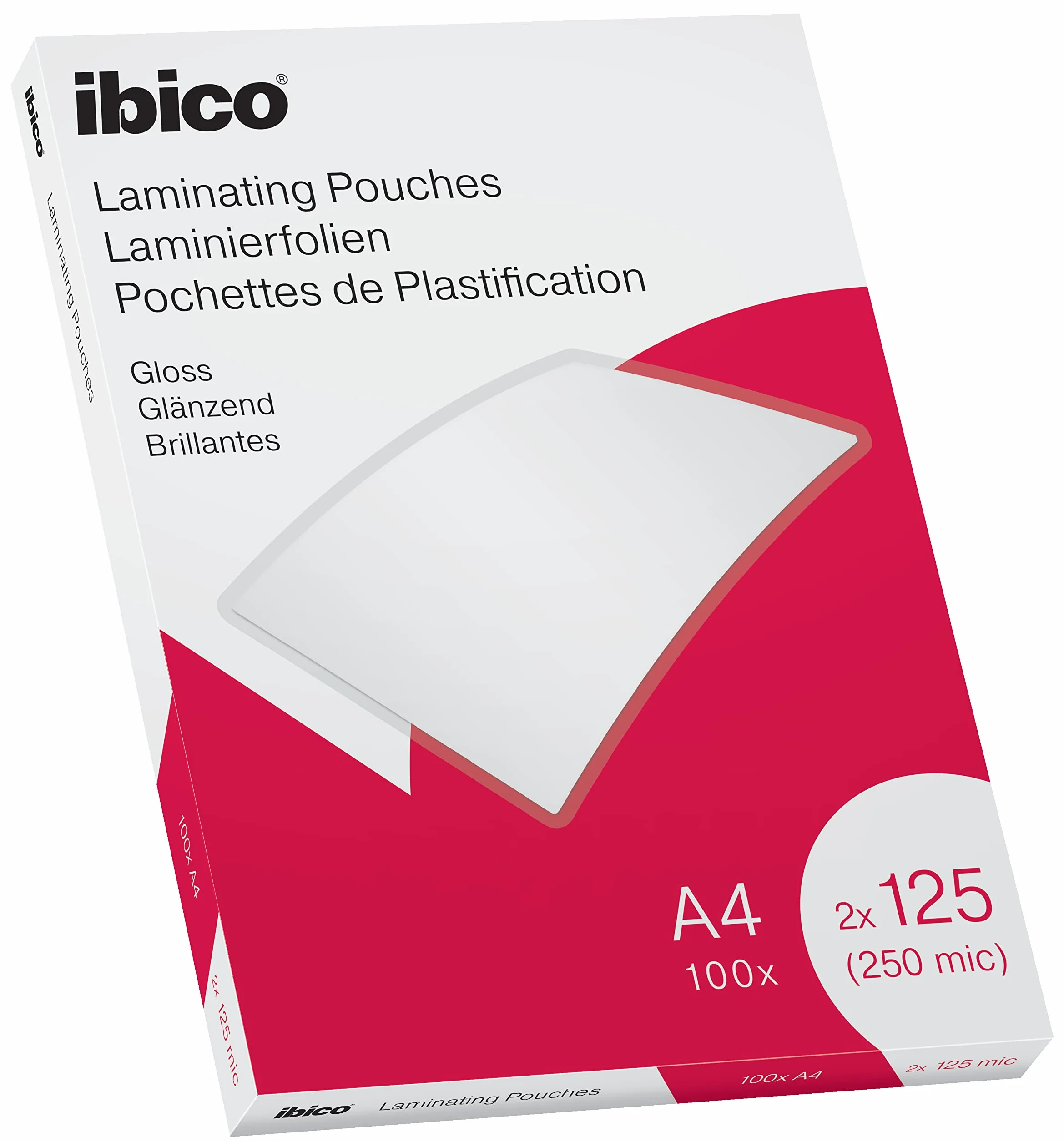 Ibico Carteras Plastificar A4 250 Micras Gloss 100
