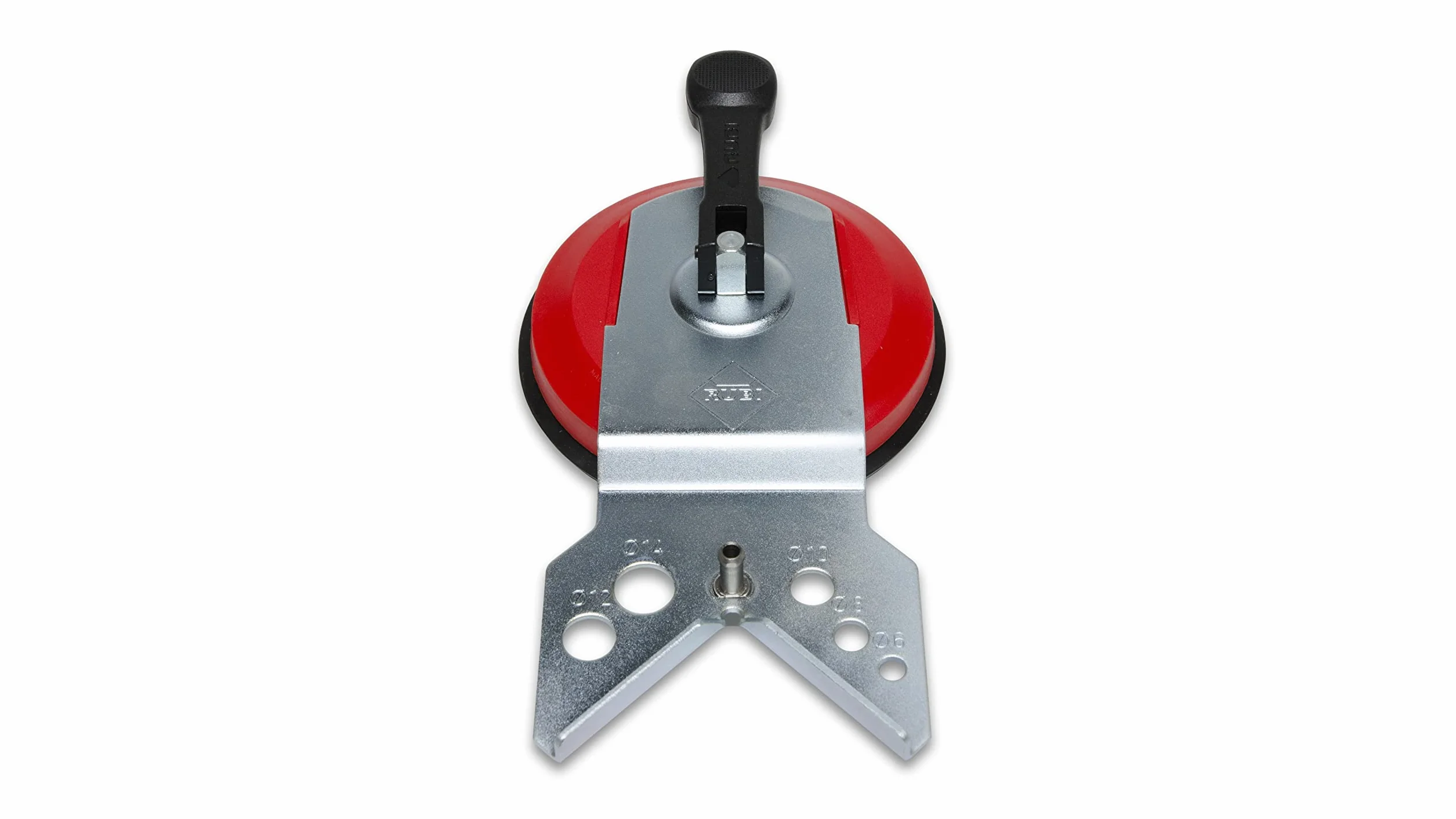 RUBI 50944 | Guía MULTIDRILL para Centrado de Agujeros con Conexión a Manguera y Depósito | Gran Precisión y Fiabilidad | Corte en Seco y en Húmedo hasta Diámetros de Ø 83 mm