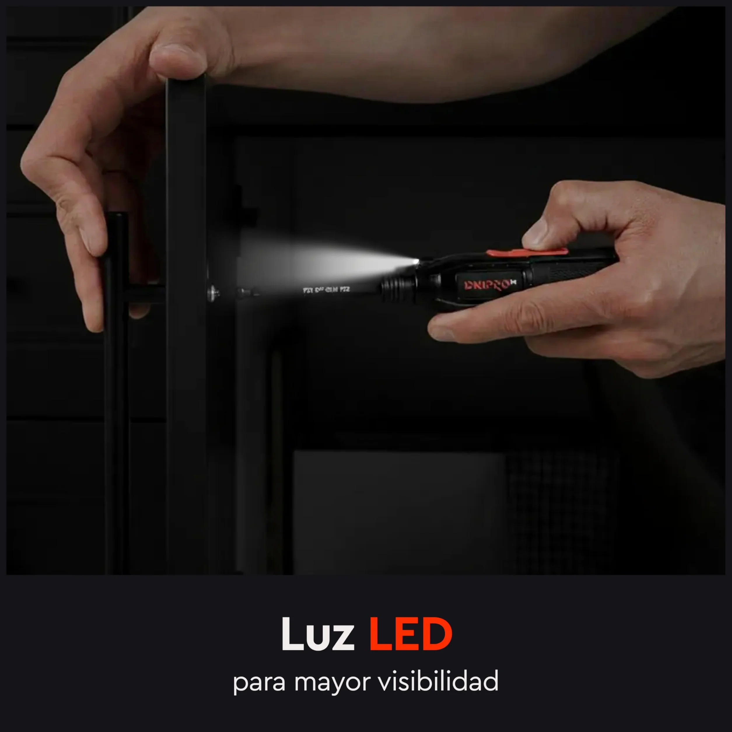 Destornillador Eléctrico Inalámbrico, 3,6V, Doble Modo 1,2 Nm + 8 Nm Manual, USB-C, Luz LED, 280 RPM, Portabits Magnético HEX 6,35 mm, Kit con Puntas - CSD-36X