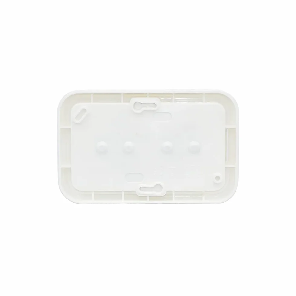 Bf kristal - Base doble toma tierra lateral blanco nieve bolsa