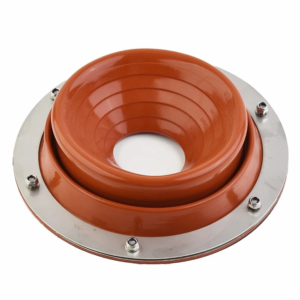 Zilimontt Kit intermitente de tienda de campaña grande, kit intermitente de chimenea para estufa de leña, kit de intermitencia de tienda de campaña, kit de estufa de tienda de campaña, tubo de