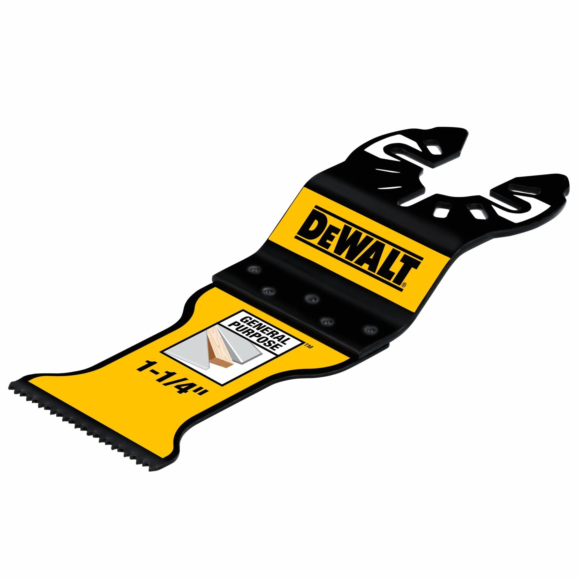 DEWALT Cuchillas oscilantes para madera con clavos, paquete de 3 (DWA4203-3), color negro