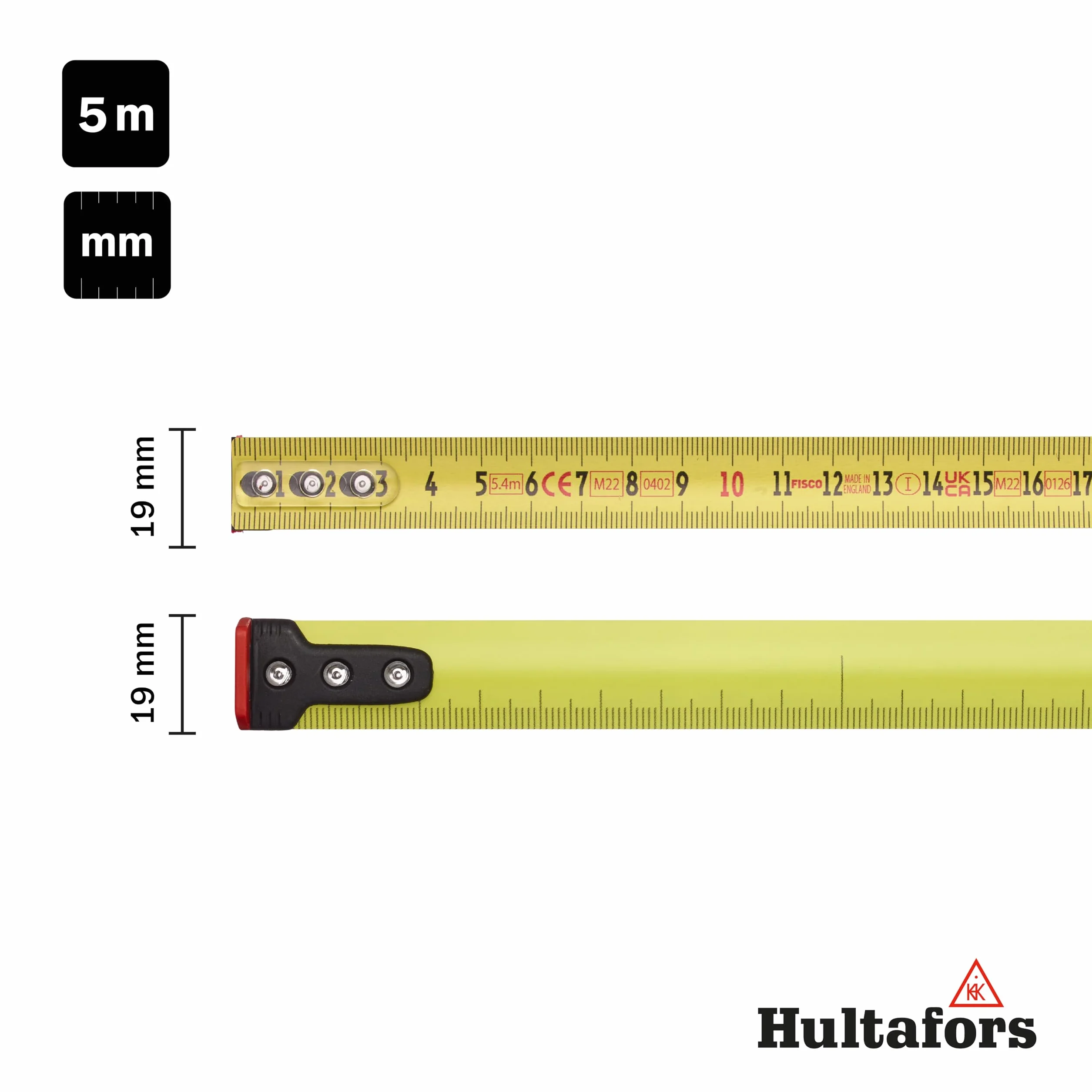 Hultafors 356103 - Cinta métrica