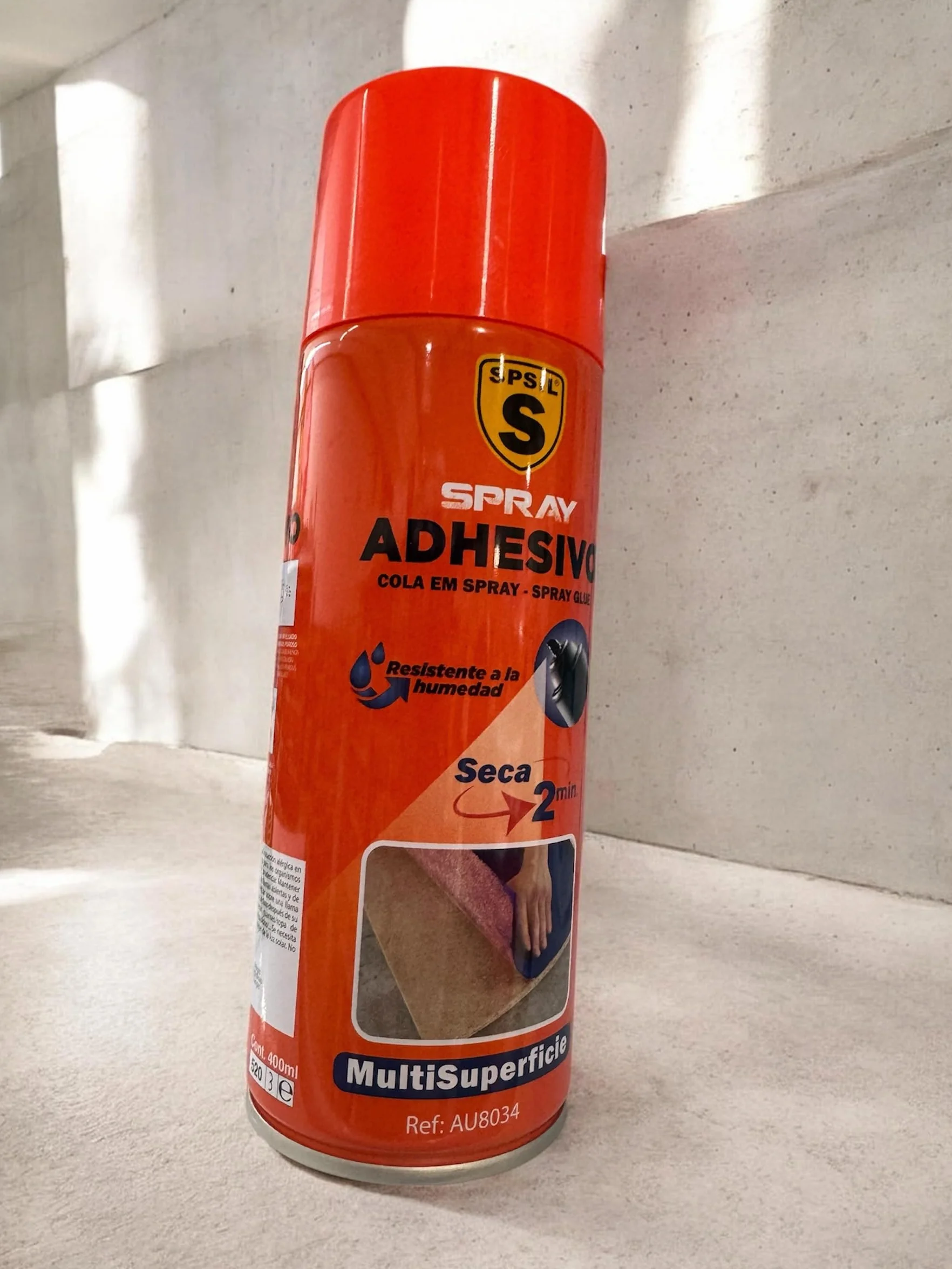 Spray Adhesivo Multisuperficie 400ml - Pegamento en Spray Multiusos/Resistente a la Humedad (12)