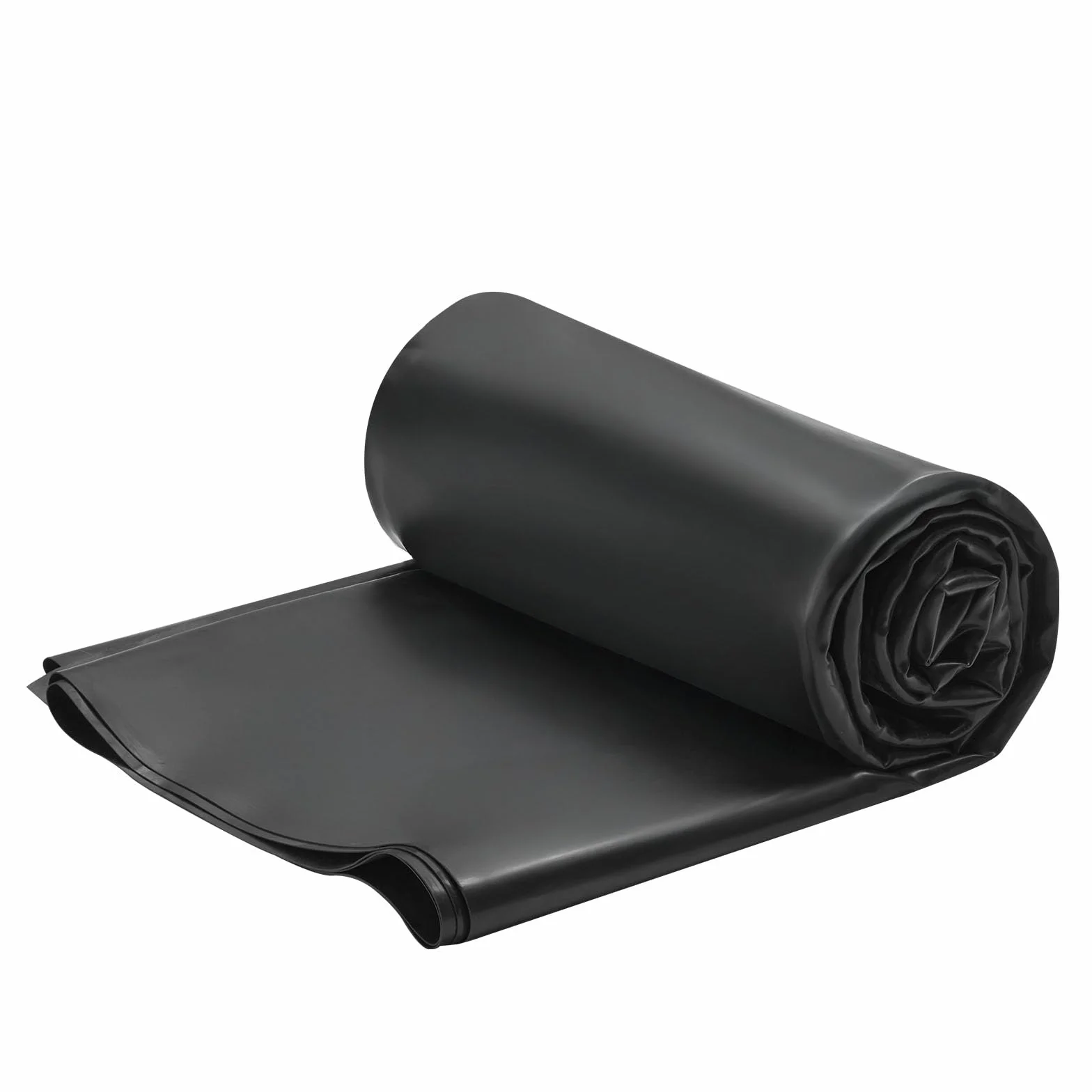 VEVOR Membrana para Techos 4,572 x 7,62 m, Lámina de EPDM de 1,14 mm, Impermeabilización de Cocheras, Duradera y Resistente a la Intemperie, Base para Autocaravanas, Techos y Estanques, Negro