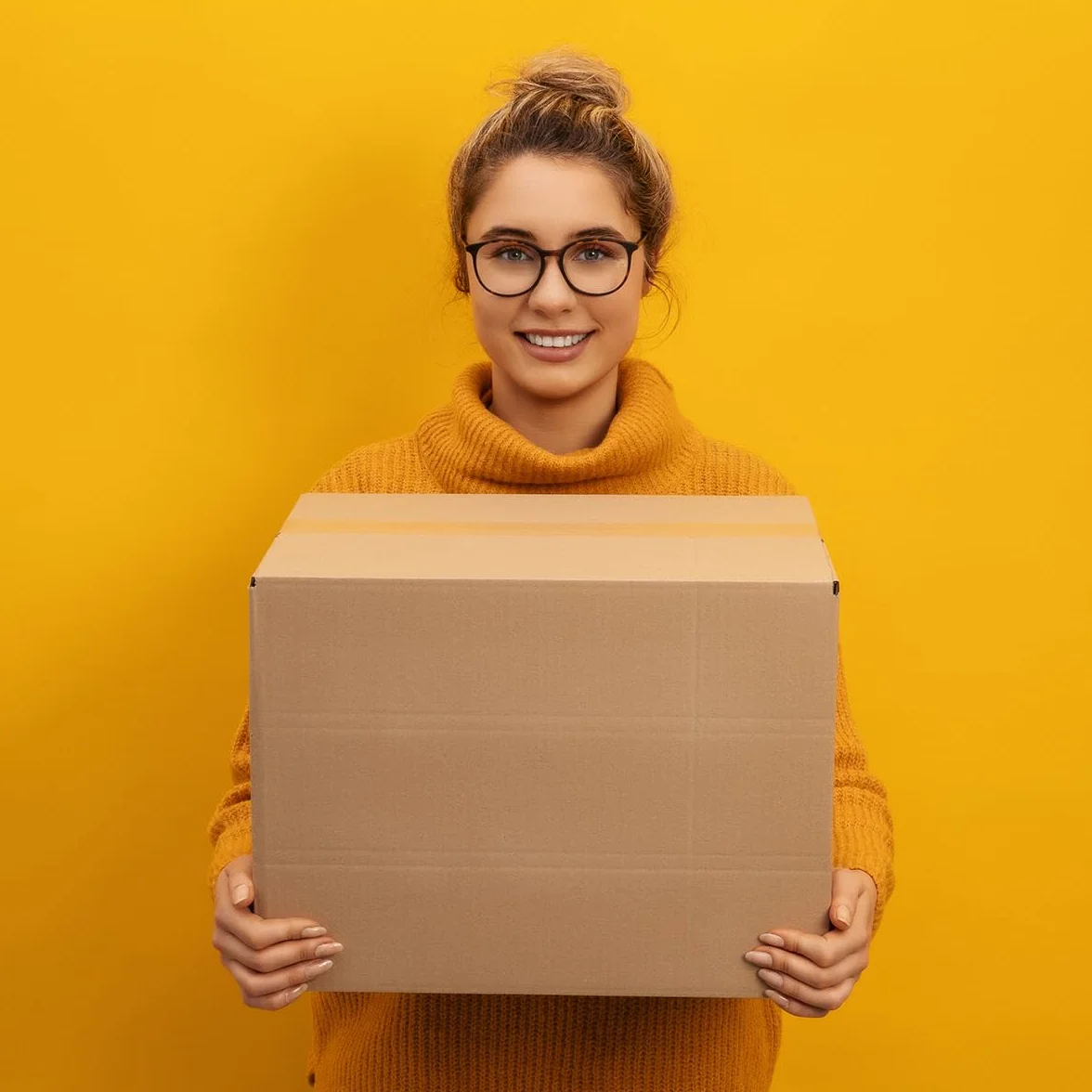 verpacking cajas plegables de cartón 350 x 240 x 150 mm KK 70 marrón [Tamaño y cantidad seleccionables] de pared simple cajas medianas 25 unidades