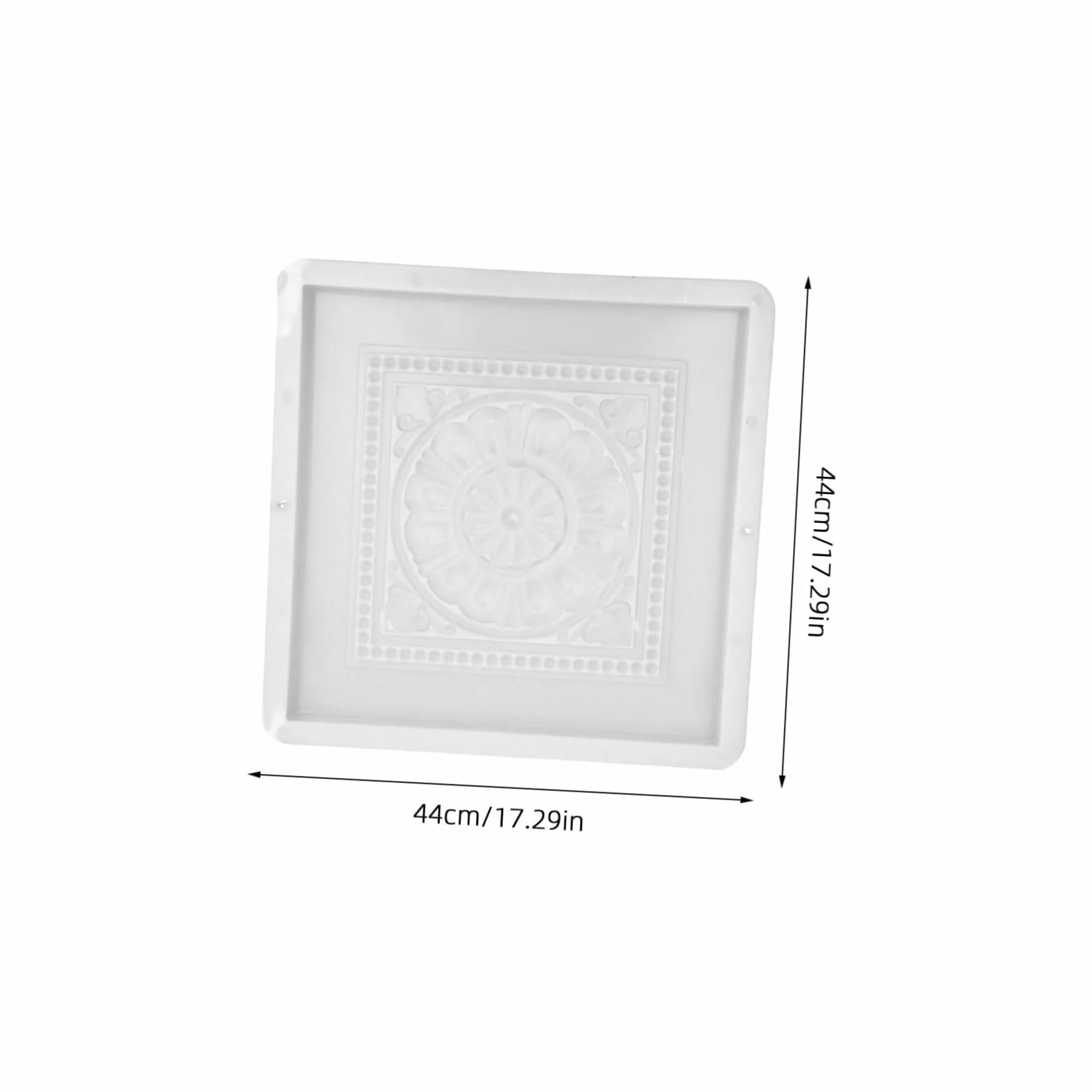 Molde de Plástico Reutilizable para Adoquines de Hormigón Diseño Antiguo para Pavimento en Parques y Patios Estilo Chino, Forma Rápida y Fácil de Desmoldar
