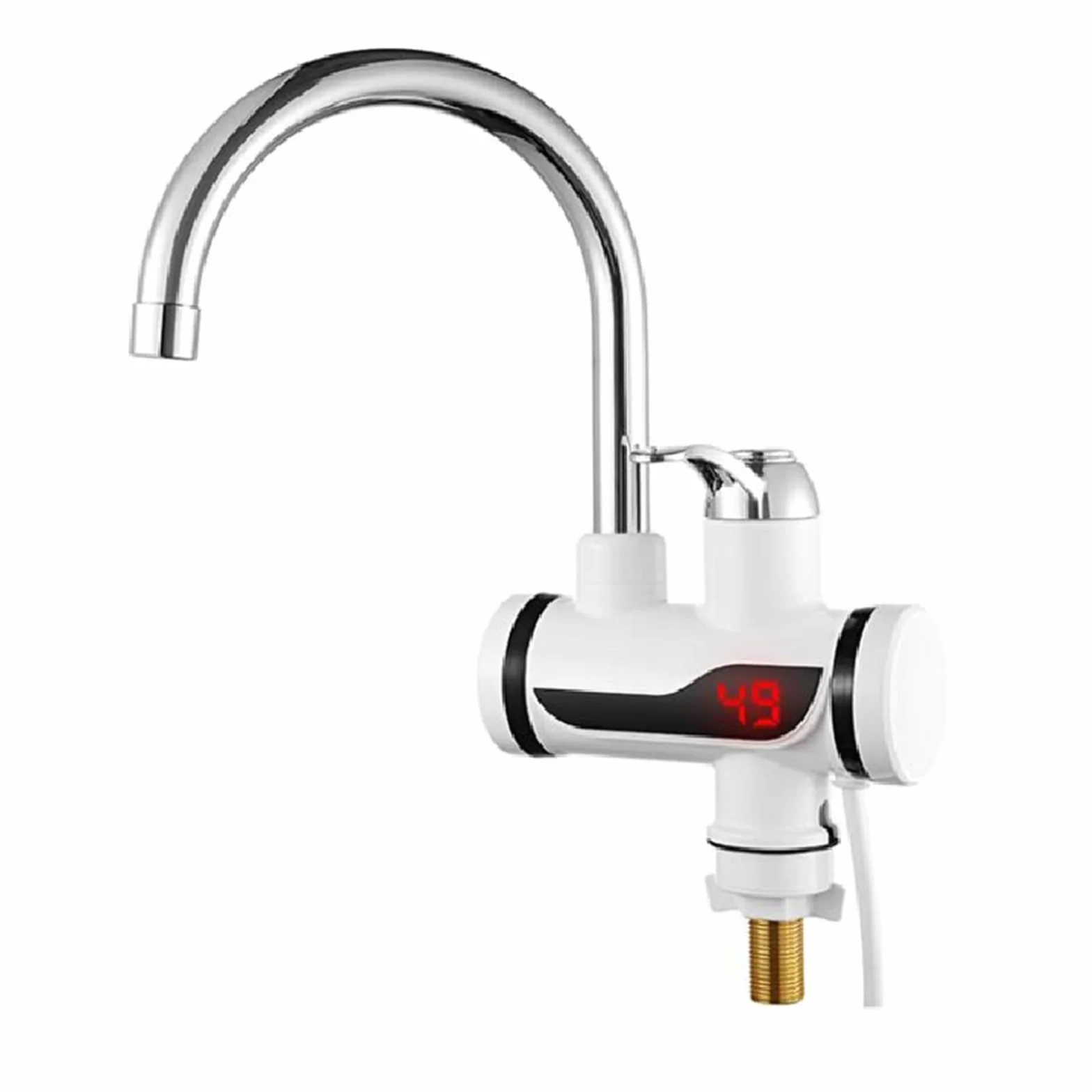 Grifo de agua caliente instantánea, Calentador De Agua Eléctrico, Grifo Instantáneo Sin Tanque, Aparatos Calefacción Cocina,para fregadero de cocina y baño(Under Inflow)