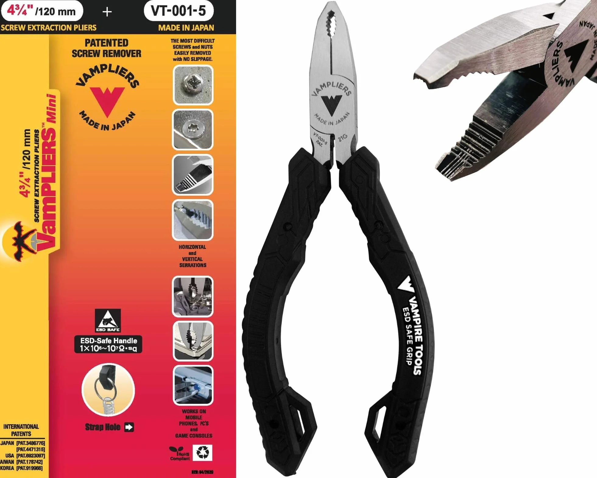 VamPLIERS Mini - Alicates de extracción de tornillos