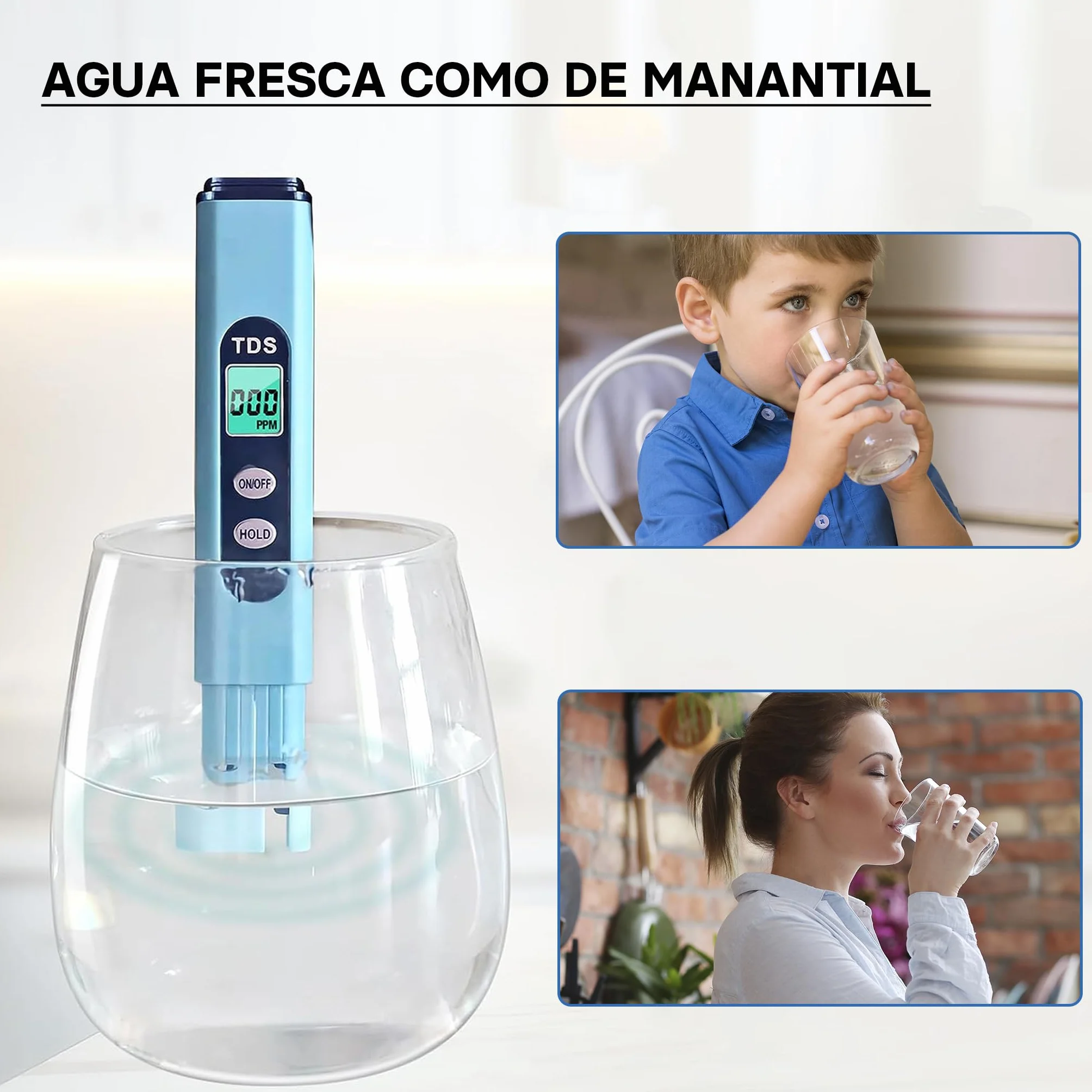 Naturewater NW-BR10B4 Filtro de agua 3-etapas 26.16mm (3/4") cartucho PP Ø60 mm, filtro con soporte de pared, con llave, filtración de sedimentos, carbón activado en bloque y en granulado