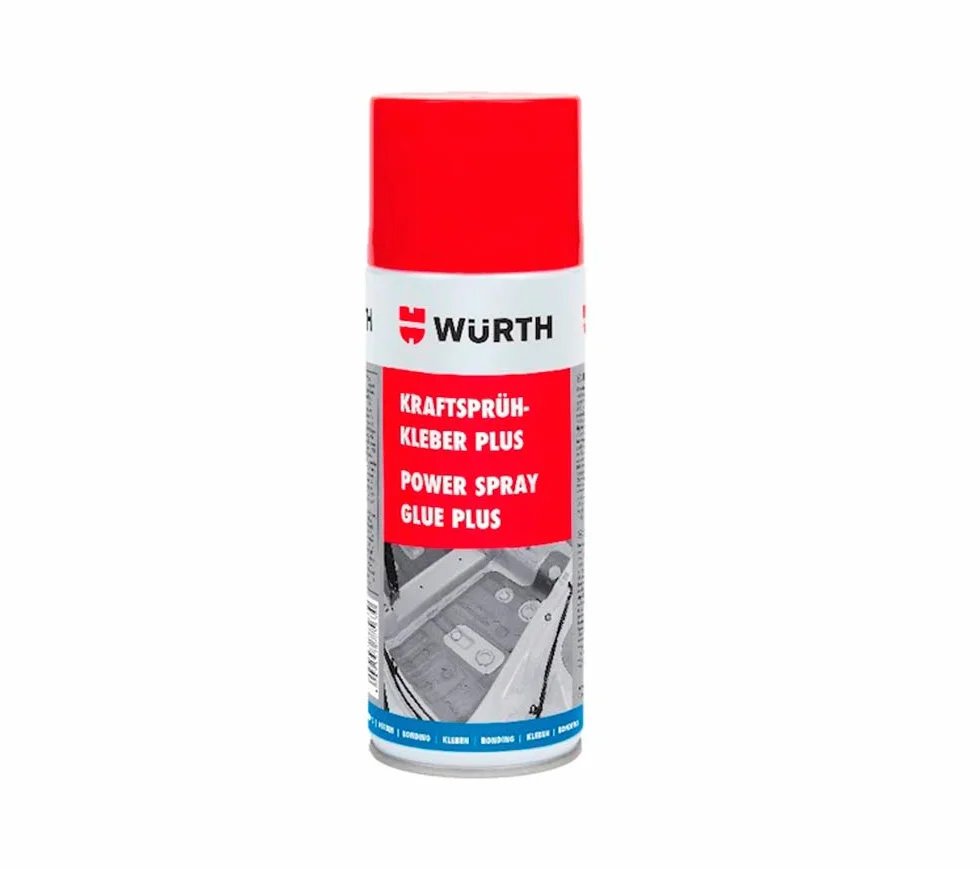 Wurth - Pegamento en spray Power Plus adhesivo de alta resistencia, 400 ml, art. 0890100064