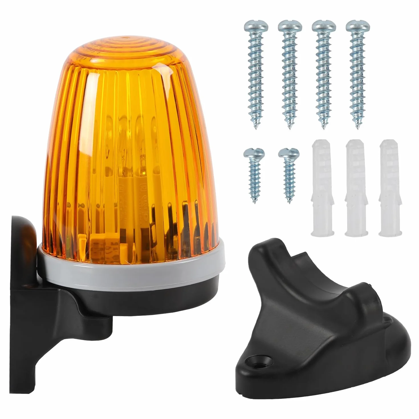 Luz de advertencia de apertura de puerta, 15 W, luz LED de seguridad, IP54, lámpara de alarma universal, lámpara de seguridad para coches, puertas de garaje
