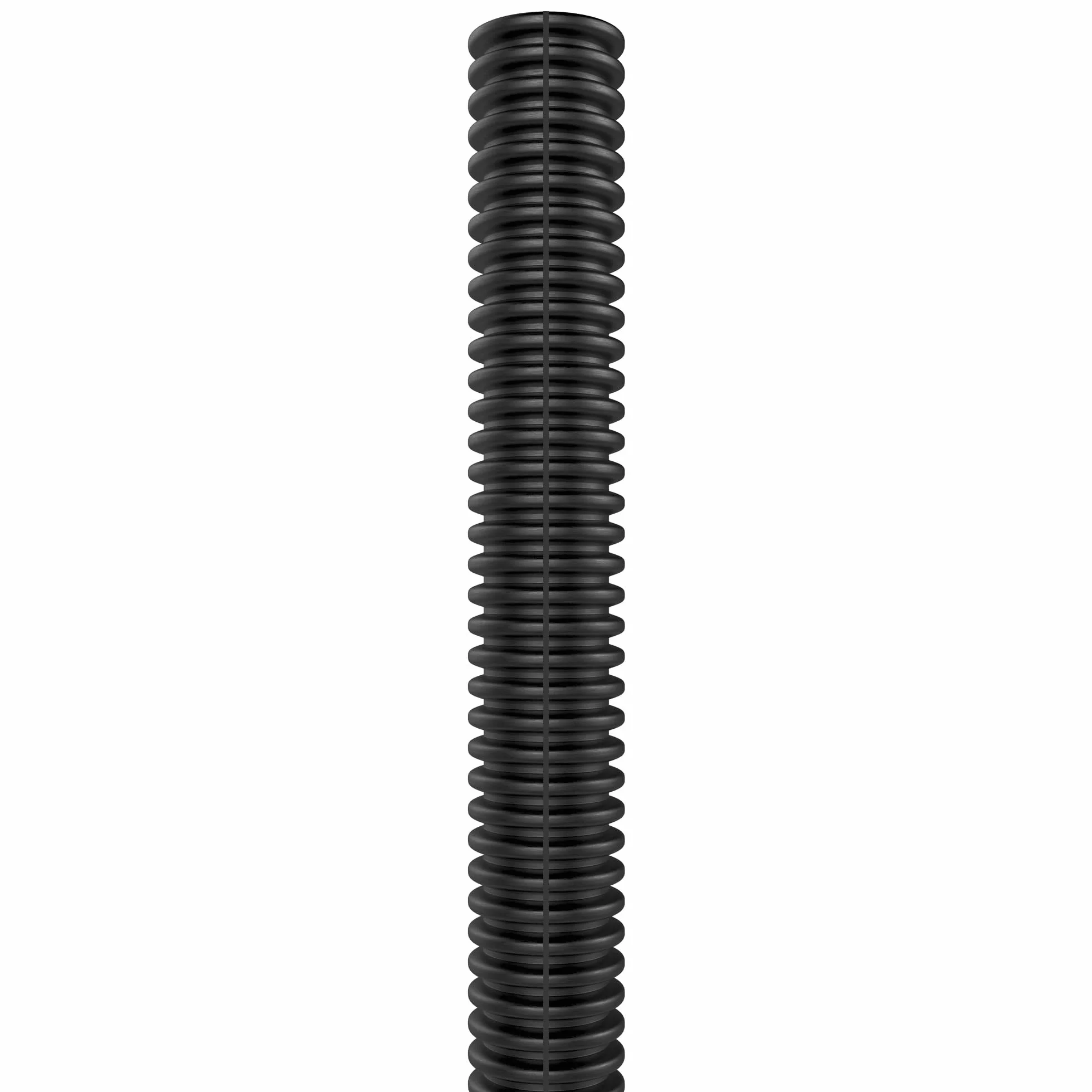 Tubo corrugado para protección de cables y protección contra martas, resistente a los rayos UV, flexible, flexible, tubo aislante, para protección de cables y protección contra martas (ranuradas), NW