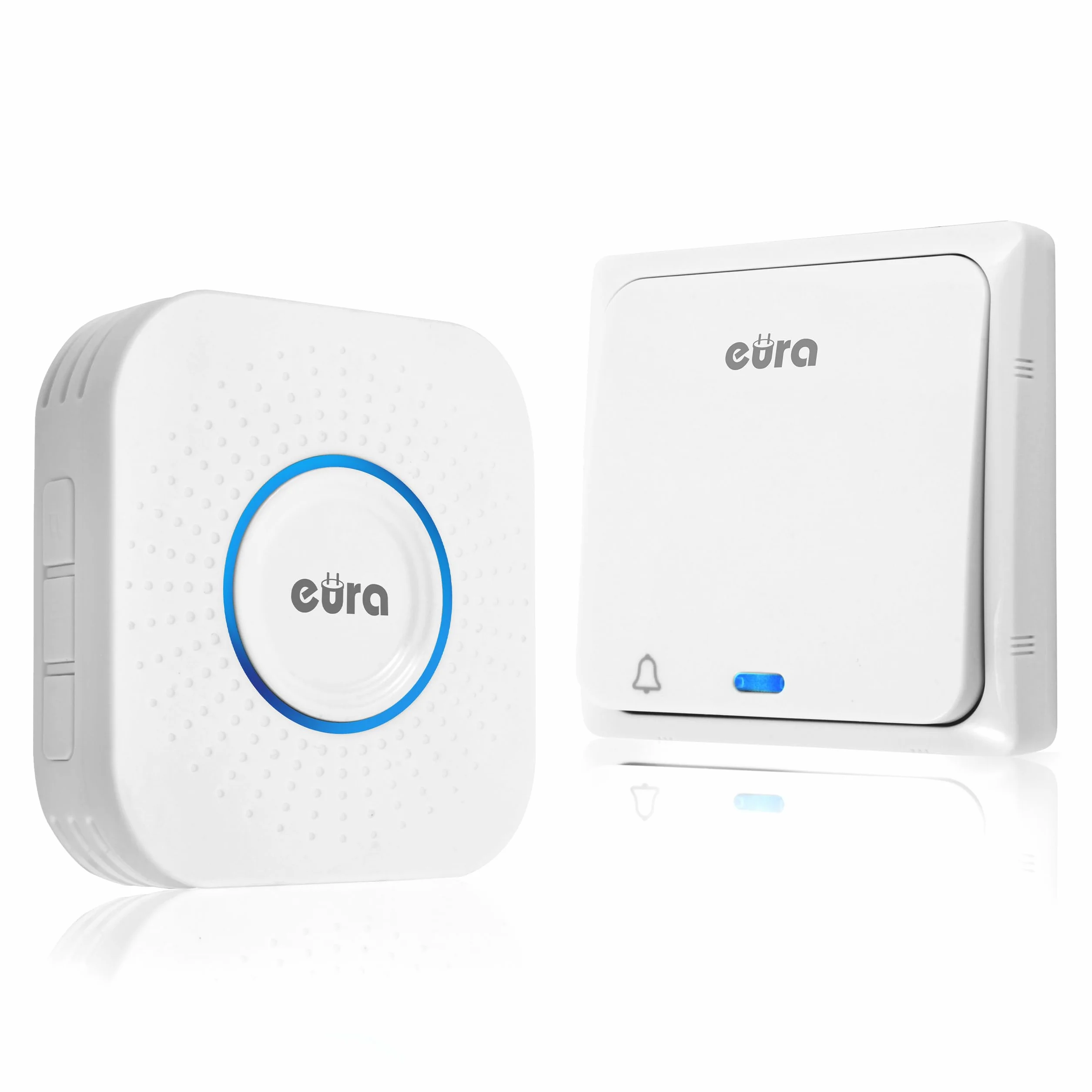 Eura WDP-82H2 Timbre inalámbrico sin batería para exteriores 100 m 58 tonos 4 niveles de volumen