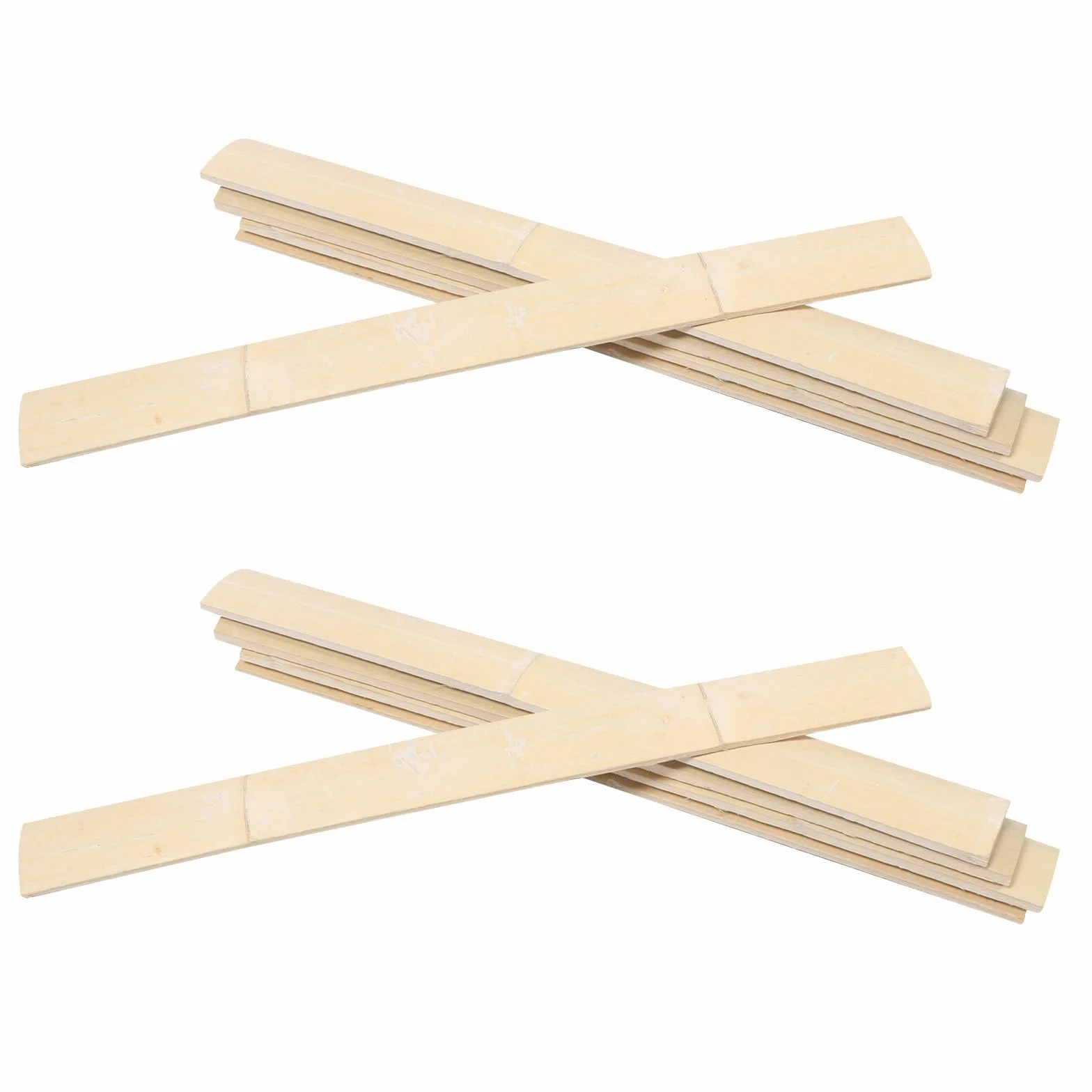Tofficu 10 Unidades Paneles Decorativos Listones Ligeros de Bambú Naturales Textura Artística, Ideales para Decoración para Paredes y Techos y Ambiente Relajante