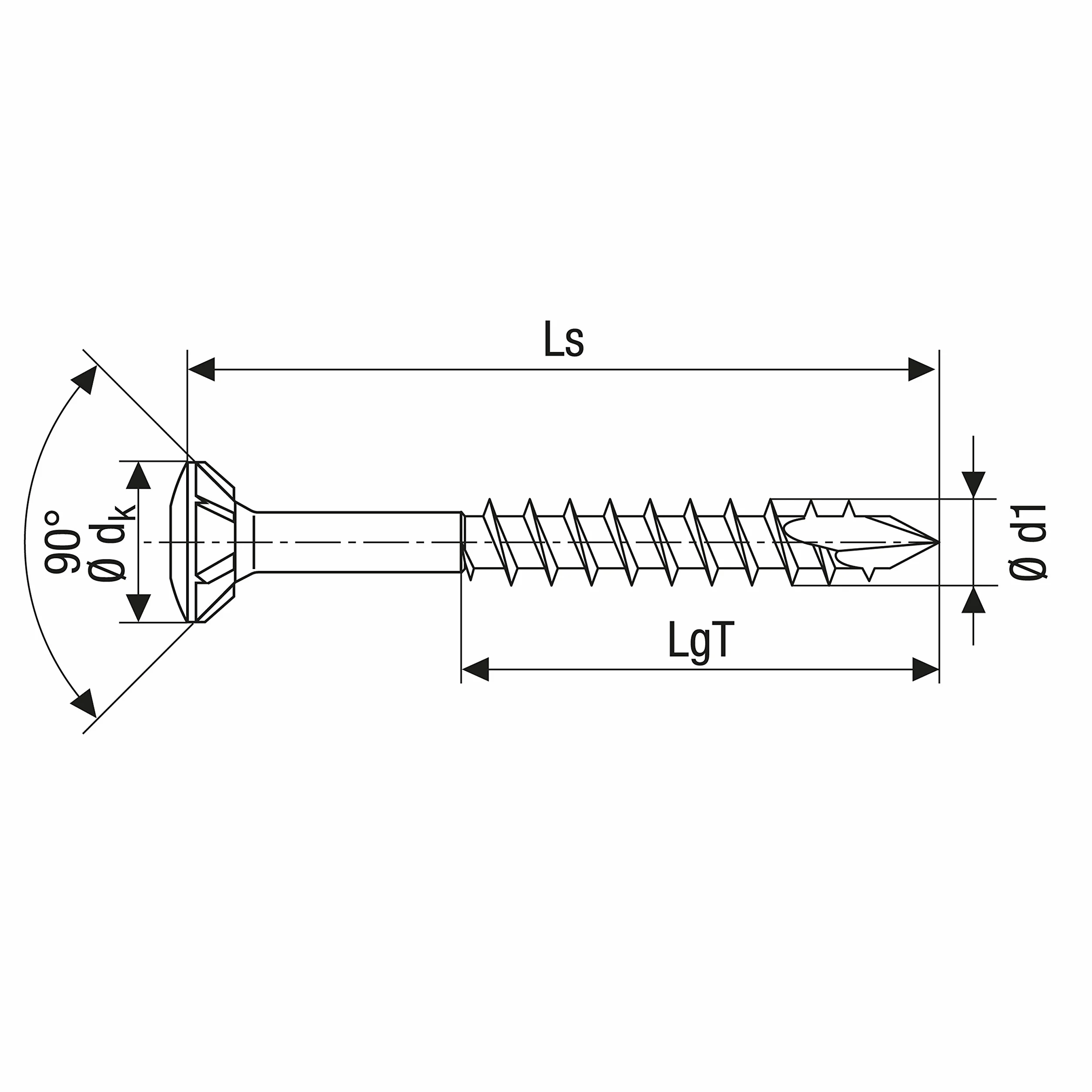 SPAX 1.4567 25170004504021 - Lote de tornillos T-Star plus Cut (rosca parcial, 4,5 x 40 mm, 200 unidades, acero inoxidable)