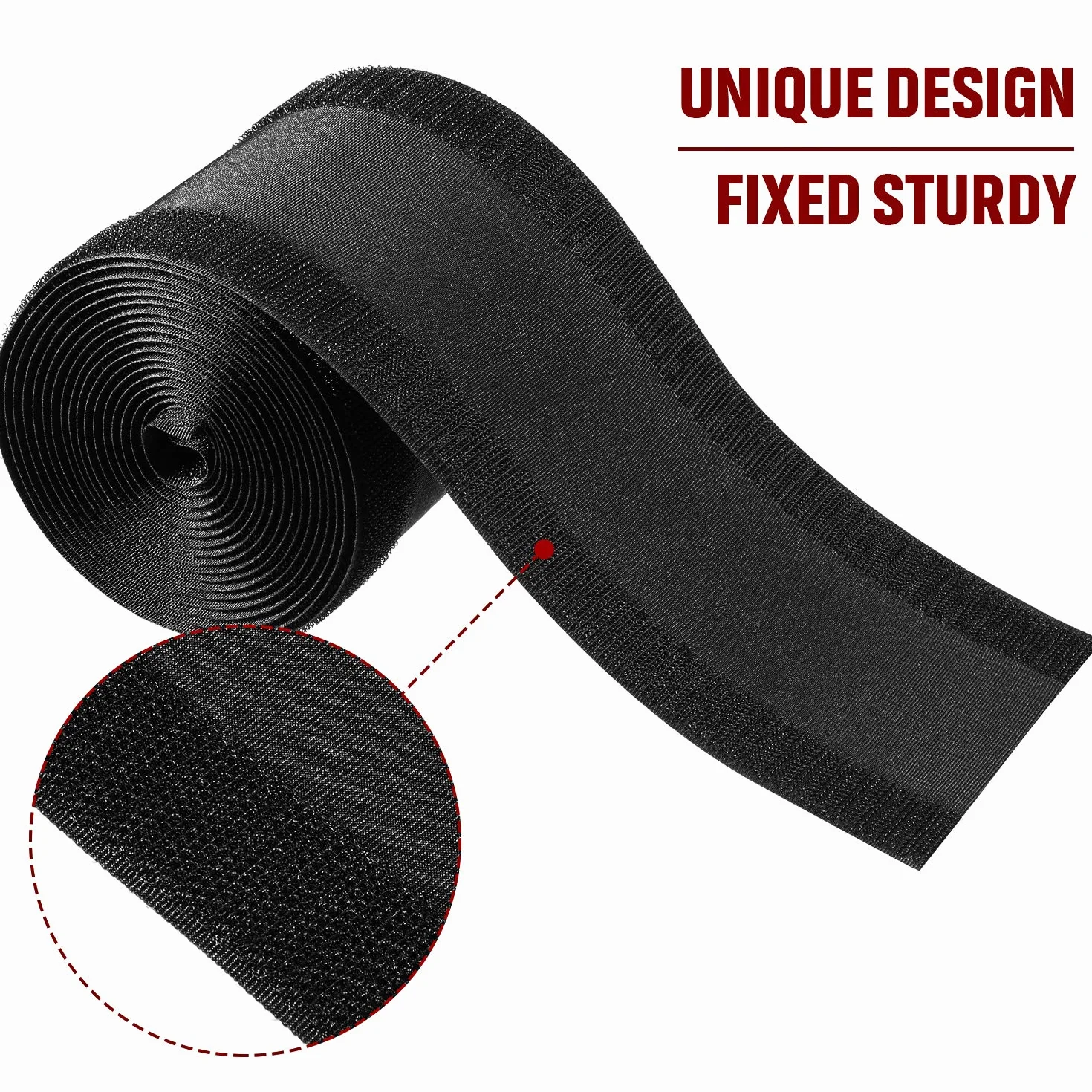 WILLBOND Cable Grip Protector de Cables para Suelo 10 pies Negro