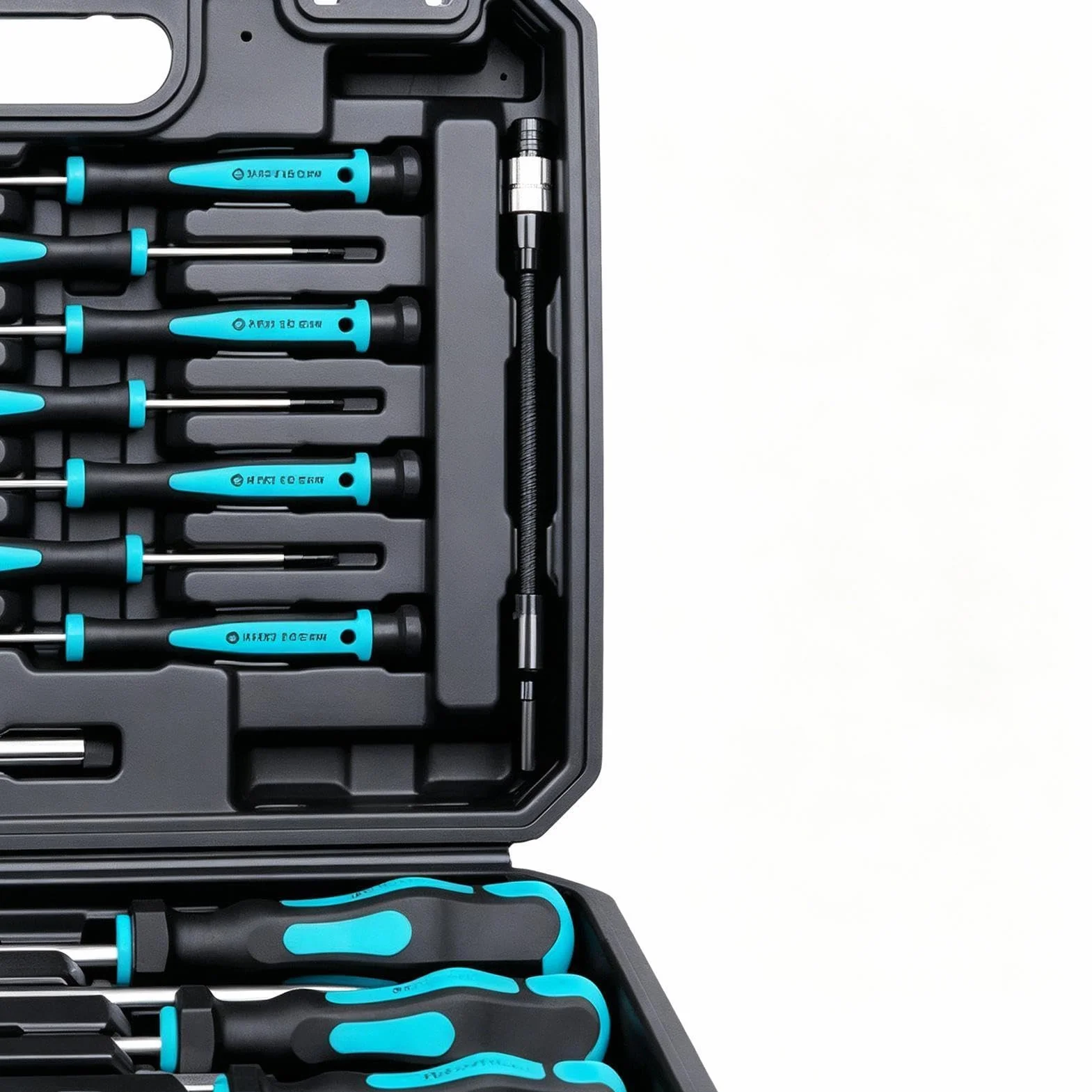 Kit de destornilladores Con Puntas Phillips Y Planas Para Reparación | Juego de 43 piezas de destornillador con imantador Para Electrodomésticos Ordenadores