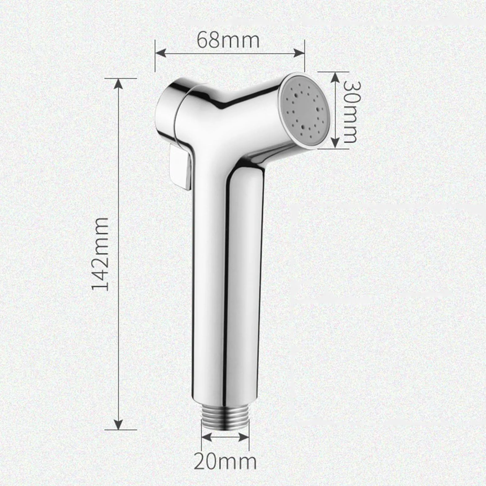 Pulverizador de Bidé de Mano Ajustable Portátil Kit Ducha de Bidet para Baño