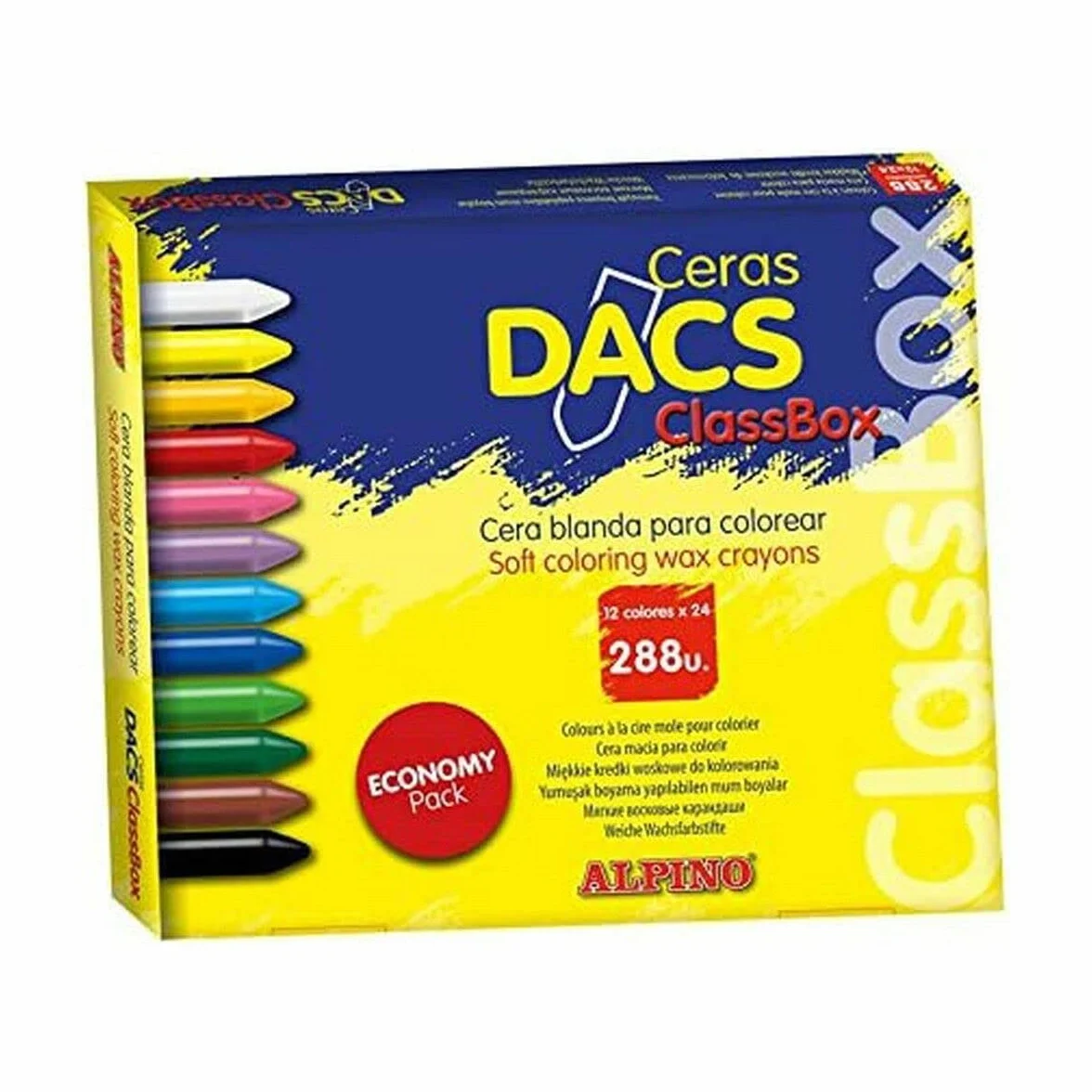 Ceras Dacs Economy pack 288 unid. 24 unid. x 12 color