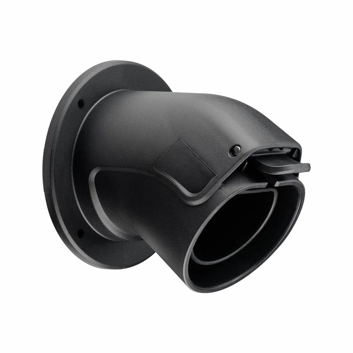 goobay 61142 Soporte de Pared Tipo 2 Cable de Carga para vehículos eléctricos/Soporte en ángulo para Cables EV/Organizador de Cables/Soporte de Cable para Enchufe de Carga