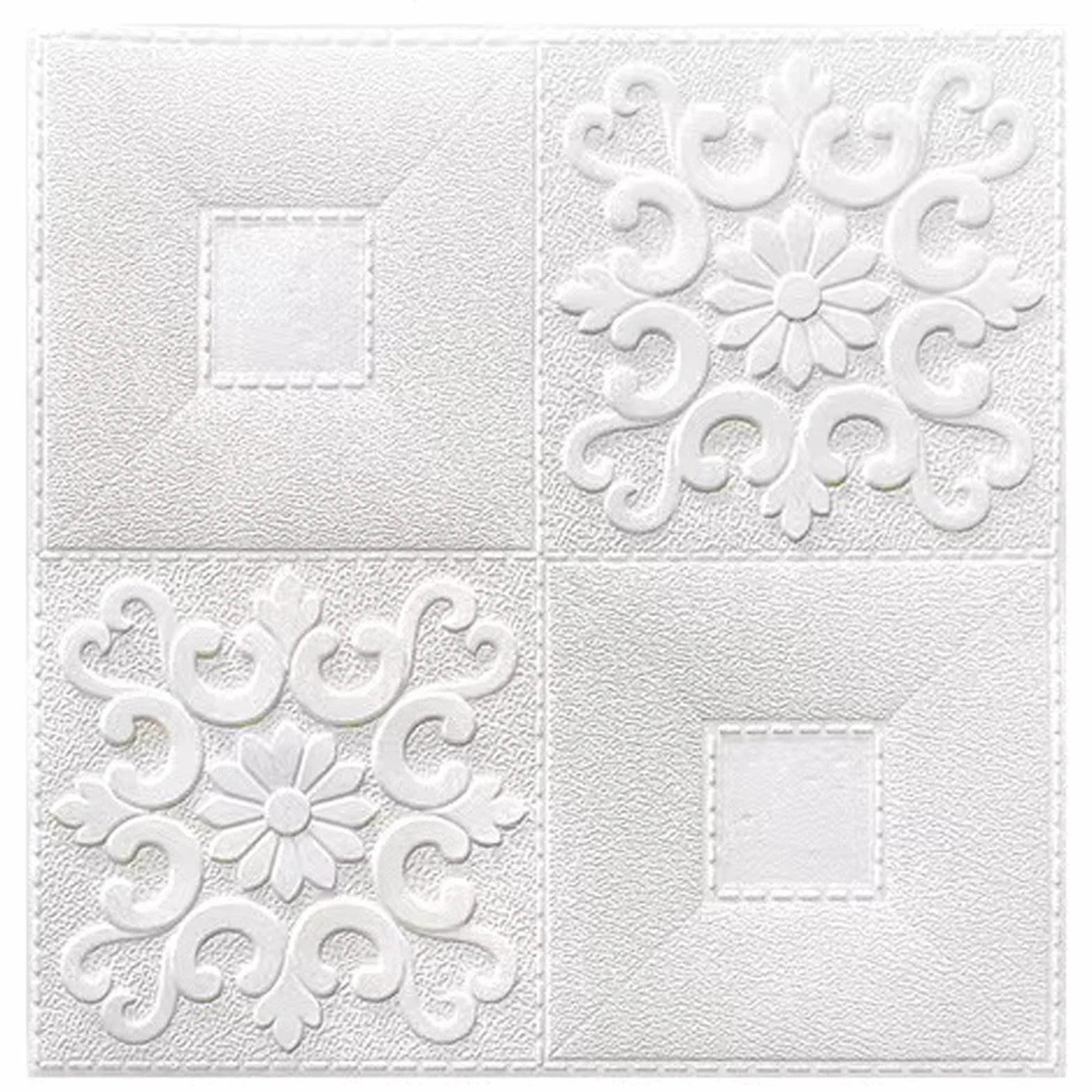 Techos Decorativos Sin Pegamento,Baldosas De Techo PVC Autoadhesivas,Paneles Suspendidos, Azulejos,Flexibles Y Resistentes A Grietas,Para Residencial/Baño/Cocina(Style a,50-pcs 35 * 35cm)
