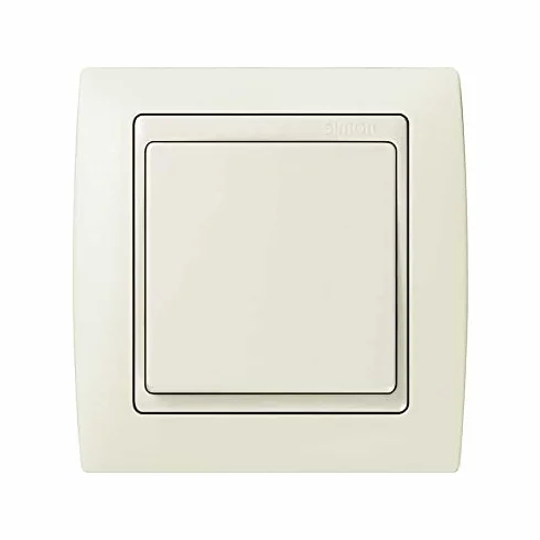 Simon 82710-31 placa de pared y cubierta de interruptor Marfil