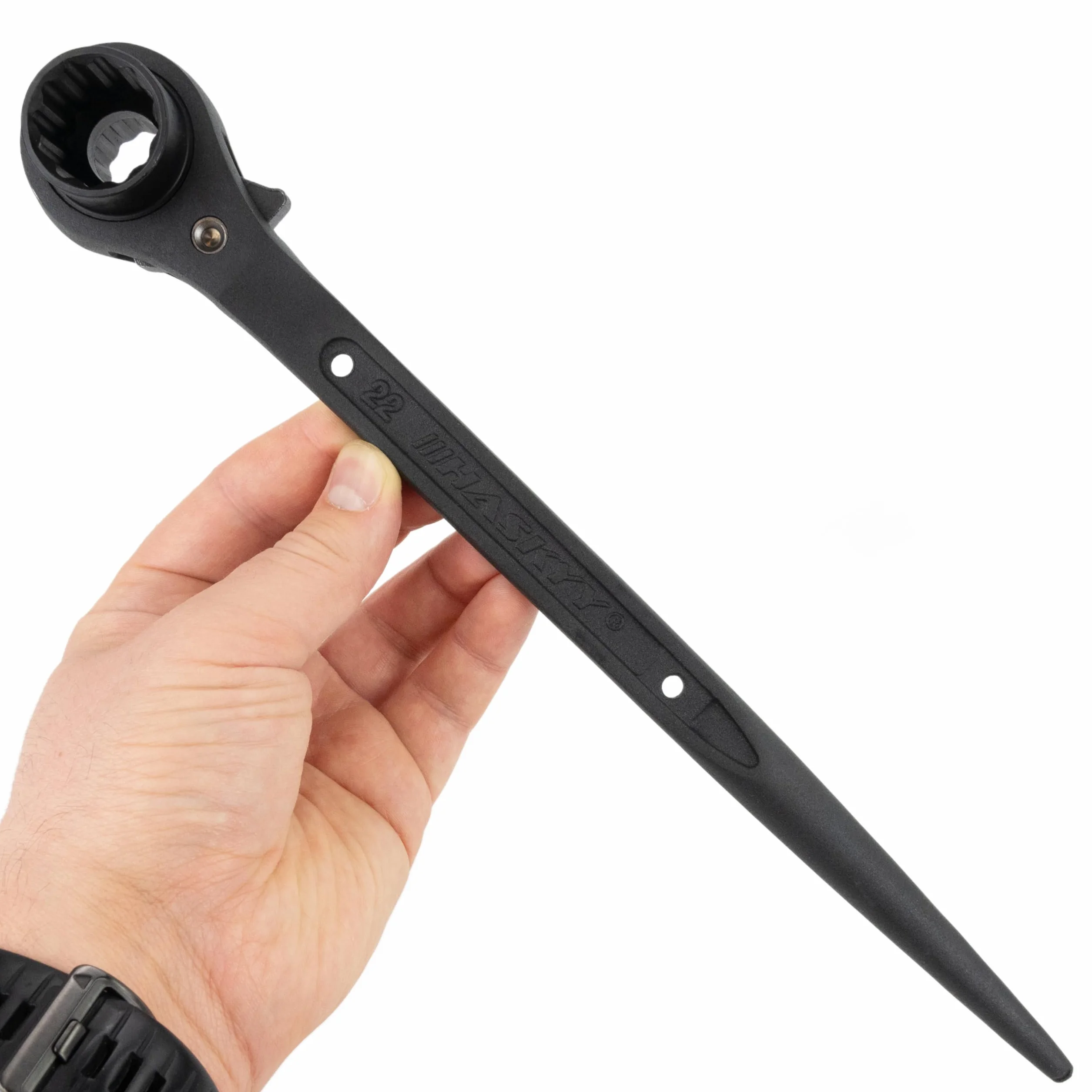 HASKYY 5x Llave de carraca para Andamios (tamaño: 19x22 mm) 19mm x 22mm, Llave de carraca, Carraca para andamios