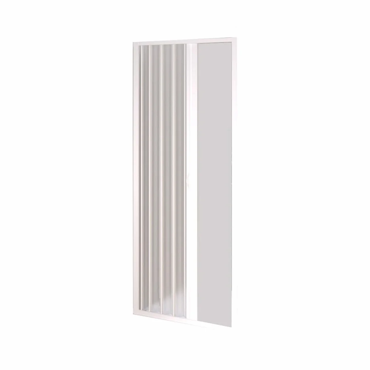 Forte BK121001 Cabina de Ducha Deslizante, Blanco, 110/80 x 185 h adaptable reducible