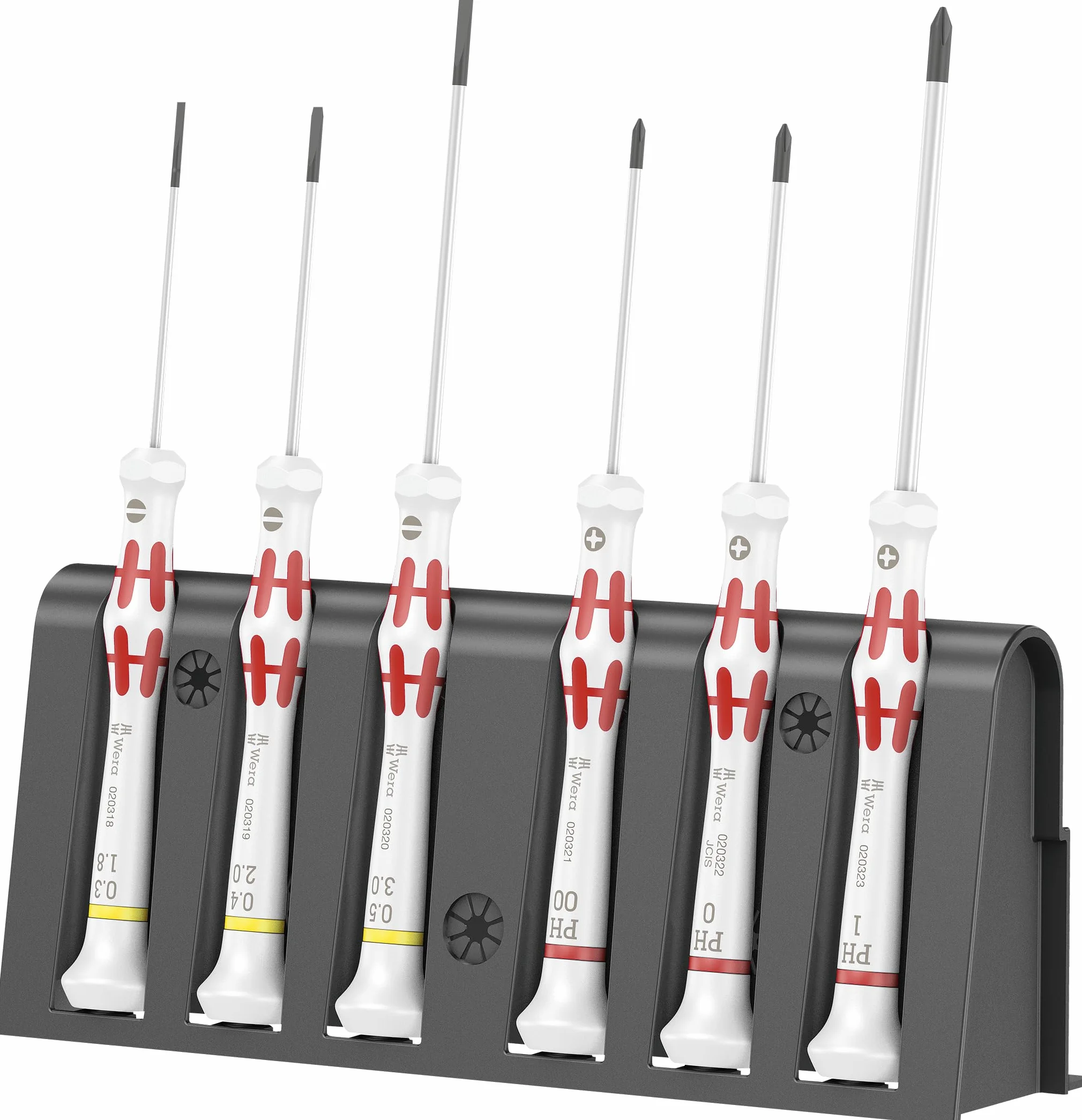 Wera Kraftform Micro Special Edition 1 - Juego de destornilladores (6 piezas, ranura en cruz, Phillips