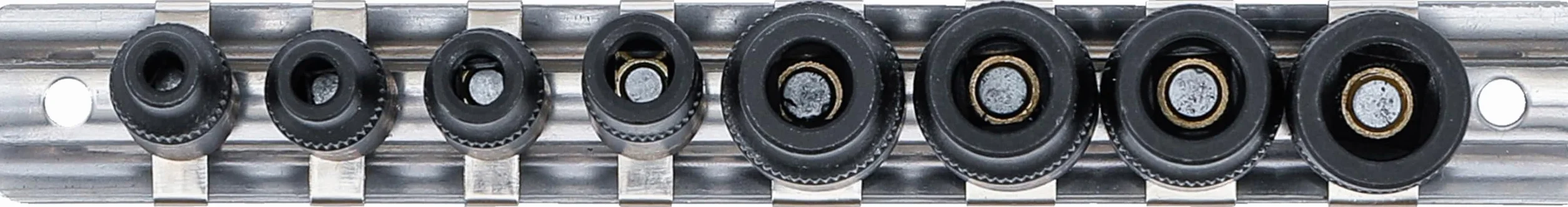 BGS 9771 | Juego de sujeción de machos | hexágono interno de 6,3 mm (1/4") / 10 mm (3/8") | magnético | 8 piezas