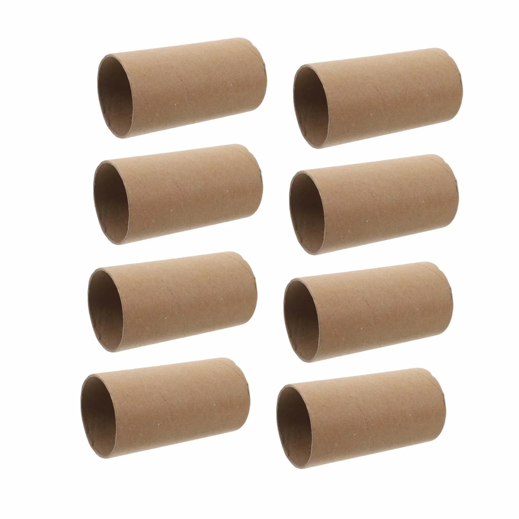 POPETPOP Tubo de Cartón Artesanal 30 Piezas Papel Reciclable Diámetro 5.2 cm Manualidades Niños
