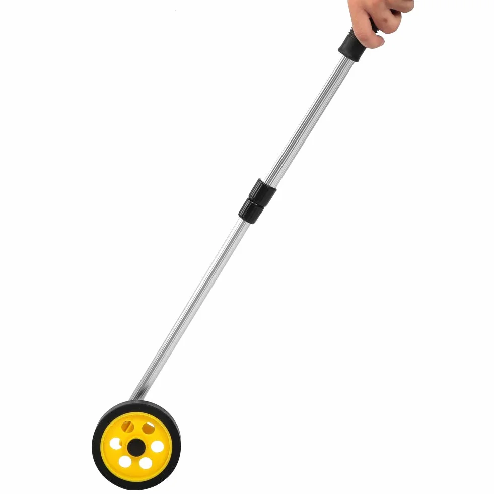 Medidor de Distancia de Cinta métrica de Rueda de medición de Distancia Ajustable Medida DE Cinta para Caminar en Interiores hasta 999,9 m para Exteriores