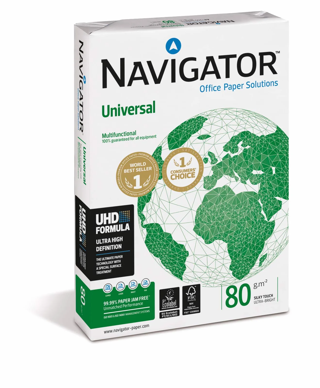 Navigator A3 Papel 80 gr Paquete 500 Hojas
