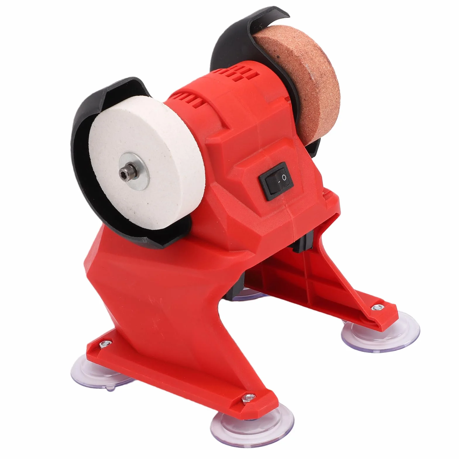Yosoo Health Gear Amoladora de Banco Mini Rectificadora Eléctrica con Motor Totalmente de Cobre 150W 5500RPM Ruedas de Corindón Dobles para Afilar Joyas de Madera y Metal