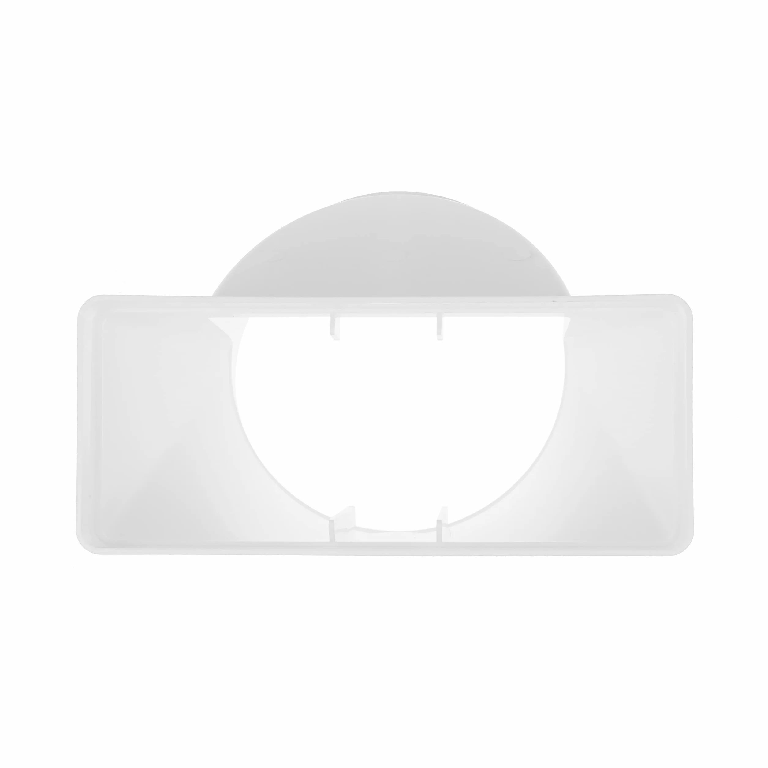 Vent Systems 220x90 mm en el conector de tubería rectangular de Ø150 mm para la conexión del tubo redondo. Sistema de ventilación, calefacción, enfriamiento - No apto para equipos de AC.