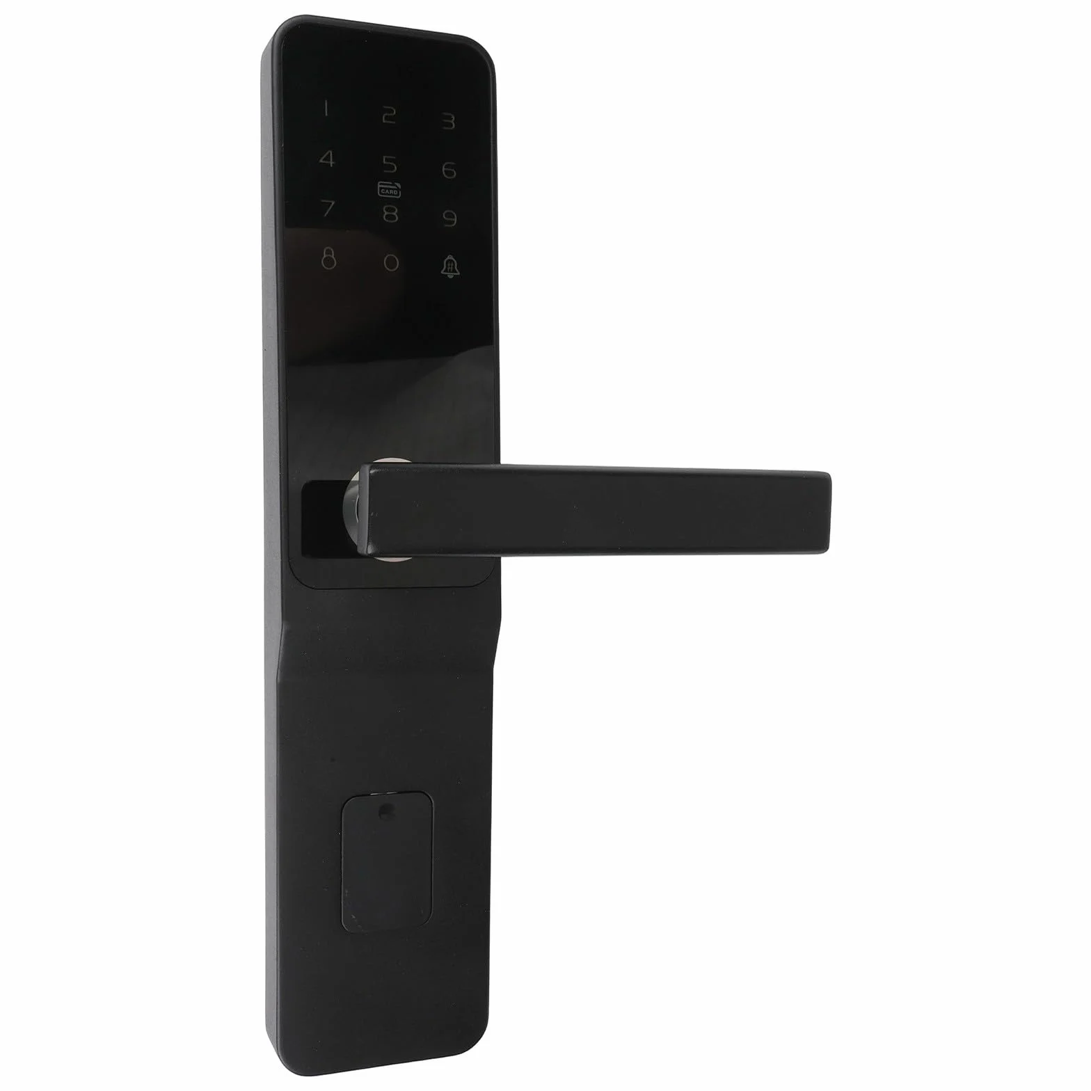 Cerradura inteligente TTlock con múltiples métodos de acceso, incluyendo contraseña, tarjeta y llave, cerradura electrónica antirrobo para seguridad de hotel (modelo electrónico)