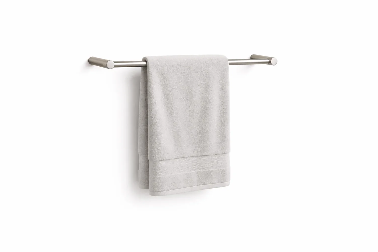 Kon-fort Home Toallero Baño 30cm. con Tornillos Acero Inoxidable AISI 304 Mate, Diseño Exclusivo.