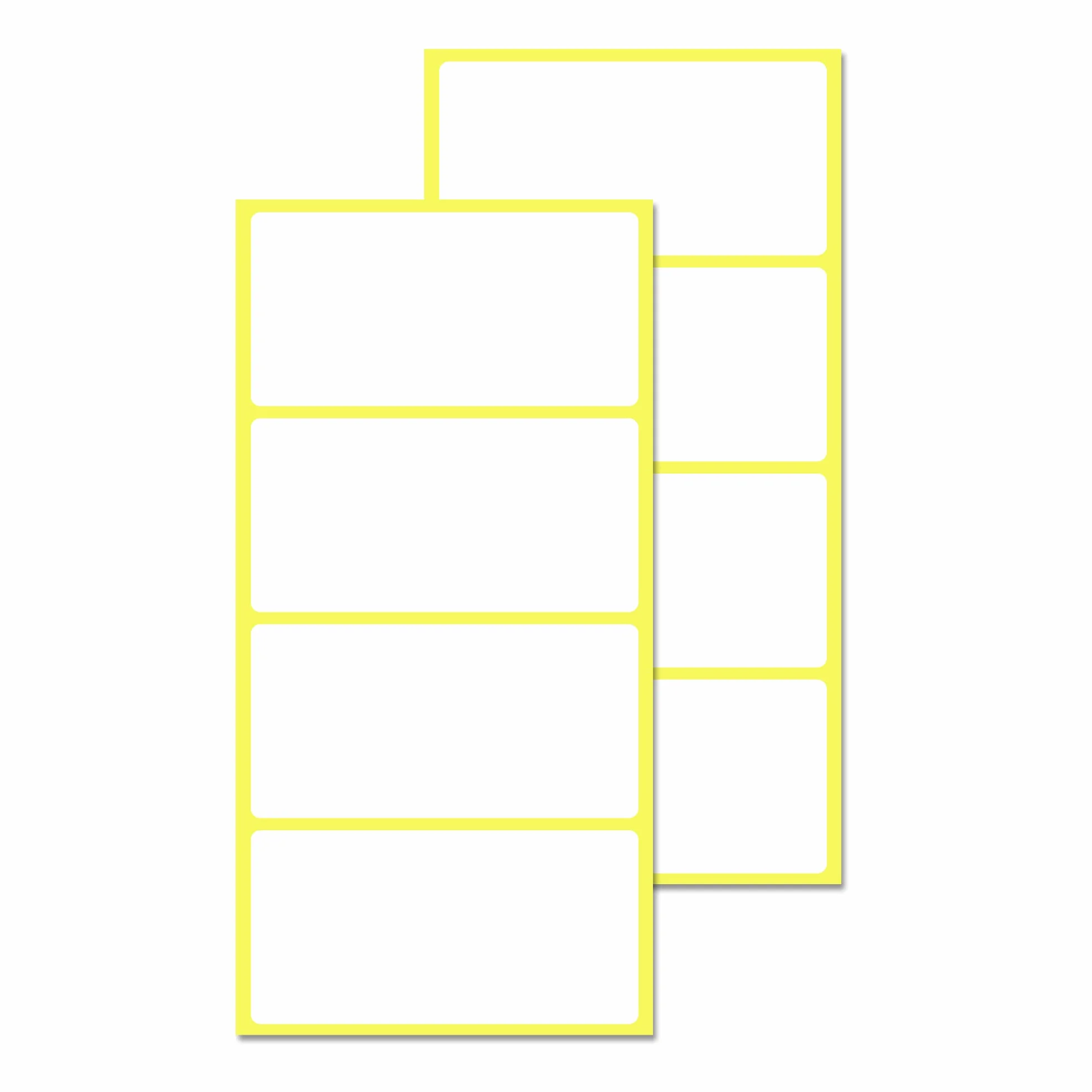 Etiquetas Adhesivas Blancas 80 x 40 mm 100 Piezas